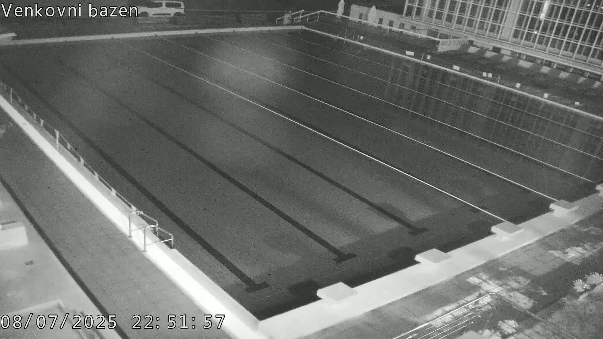 Zlín, Koupaliště Public Swimming Pool Live Cam - Zlin 1, Zlin, Czechia