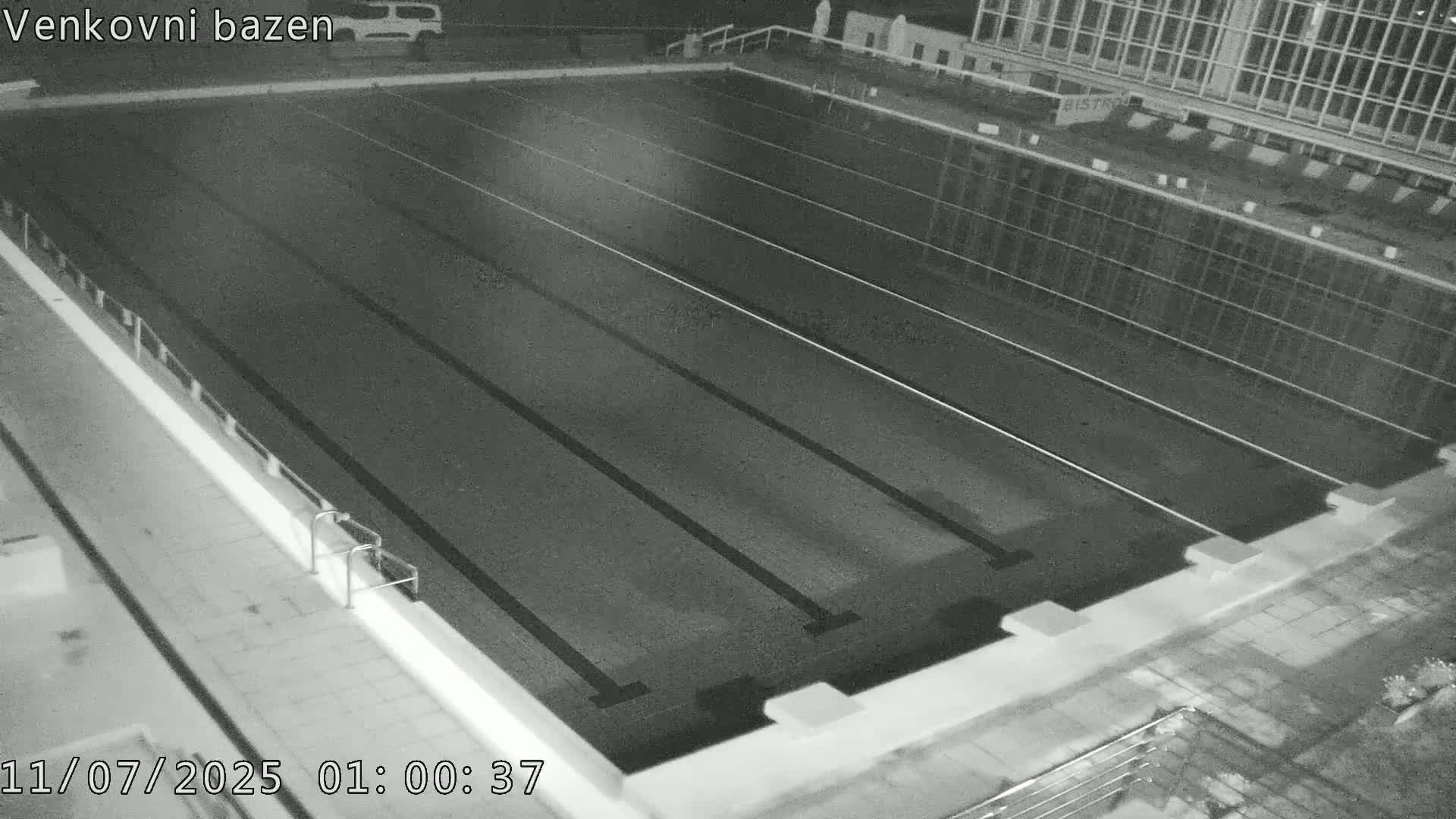 Zlín, Koupaliště Public Swimming Pool Live Cam - Zlin 1, Zlin, Czechia