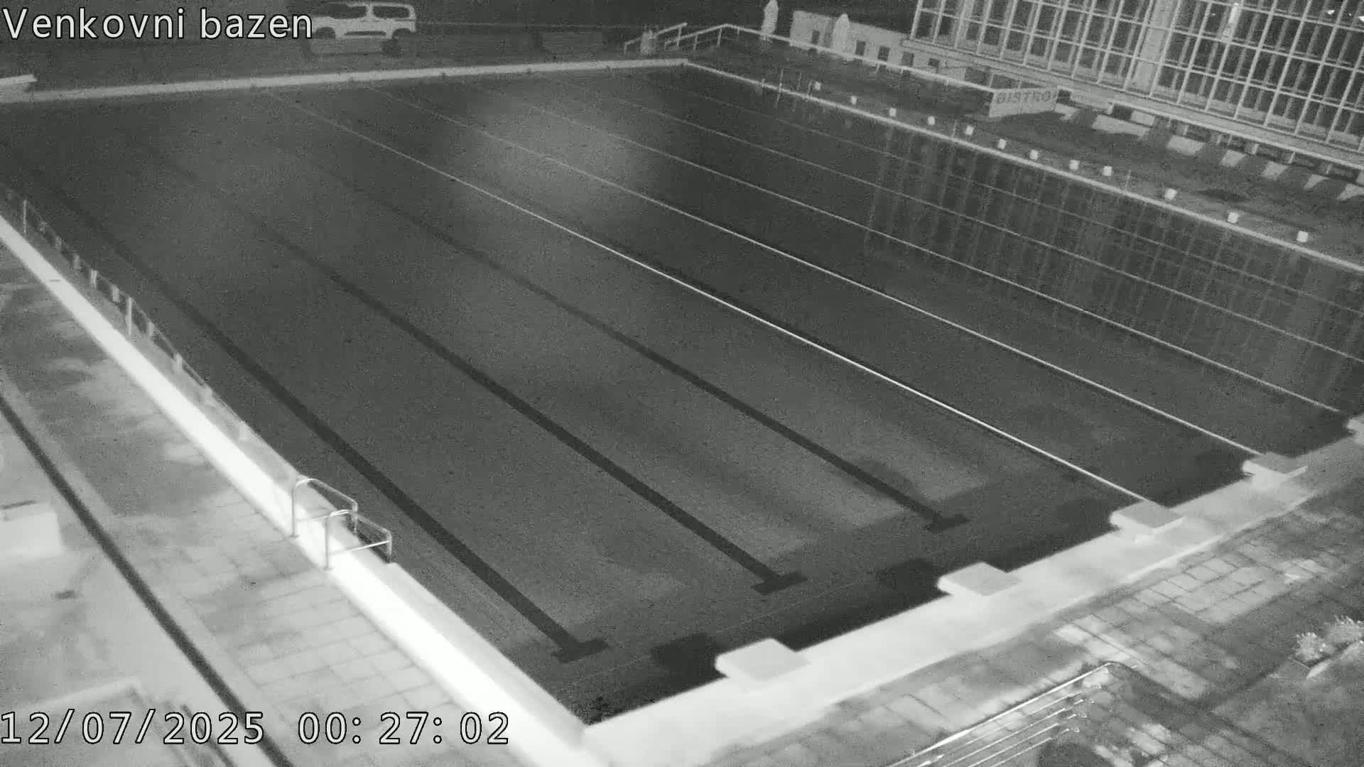 Zlín, Koupaliště Public Swimming Pool Live Cam - Zlin 1, Zlin, Czechia