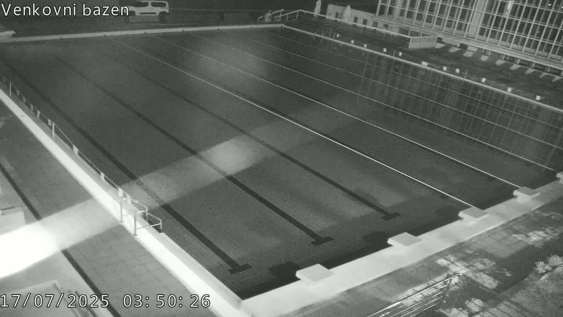 Zlín, Koupaliště Public Swimming Pool Live Cam - Zlin 1, Zlin, Czechia