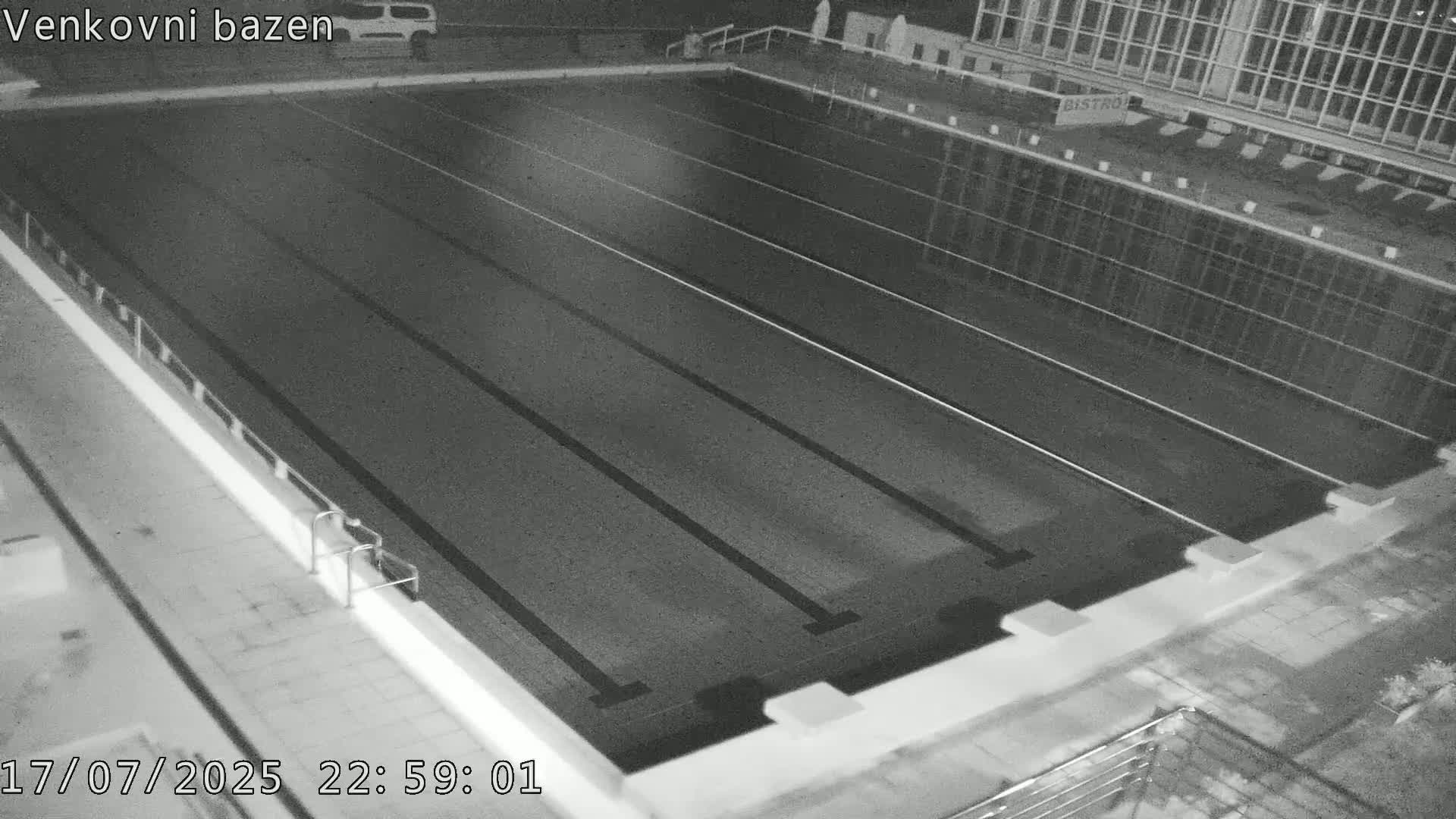 Zlín, Koupaliště Public Swimming Pool Live Cam - Zlin 1, Zlin, Czechia