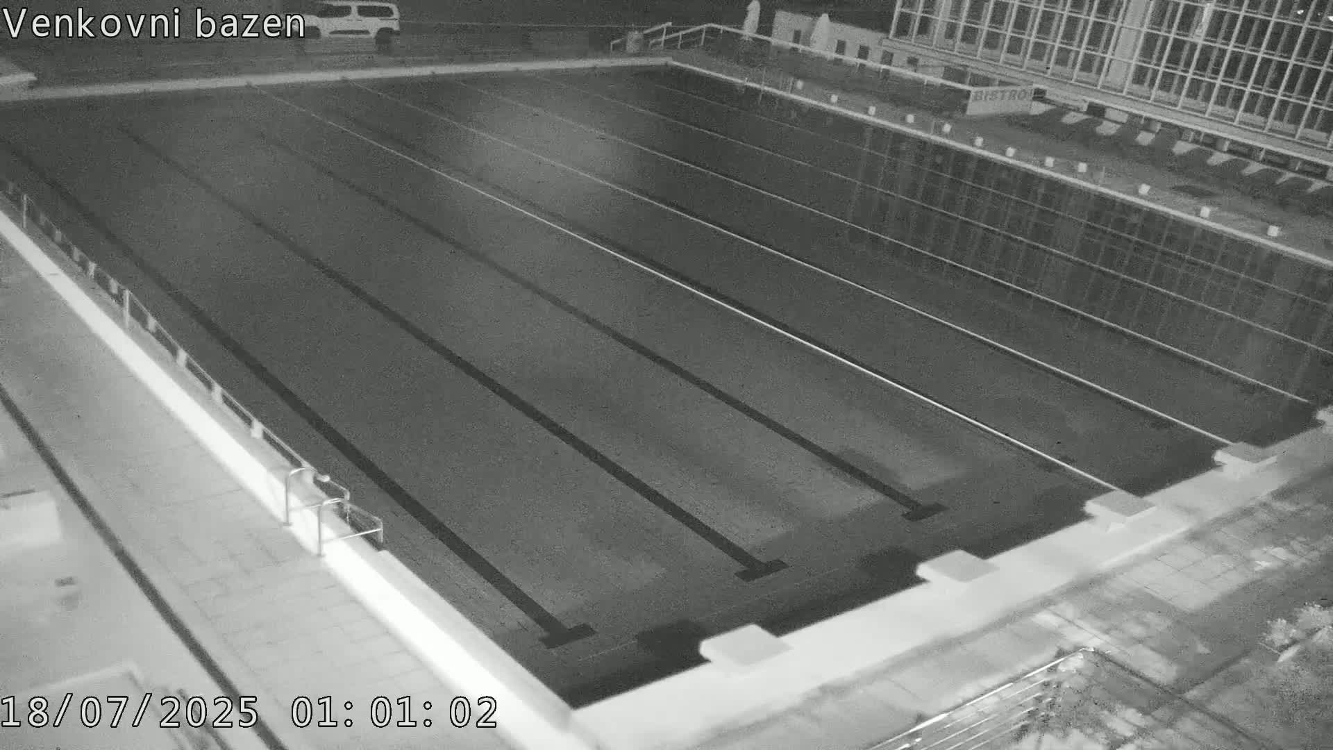 Zlín, Koupaliště Public Swimming Pool Live Cam - Zlin 1, Zlin, Czechia