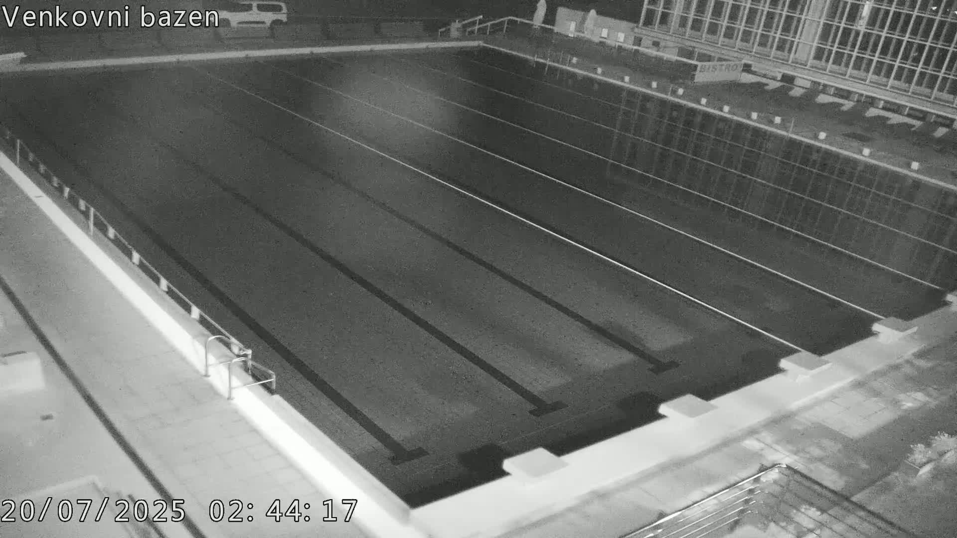 Zlín, Koupaliště Public Swimming Pool Live Cam - Zlin 1, Zlin, Czechia