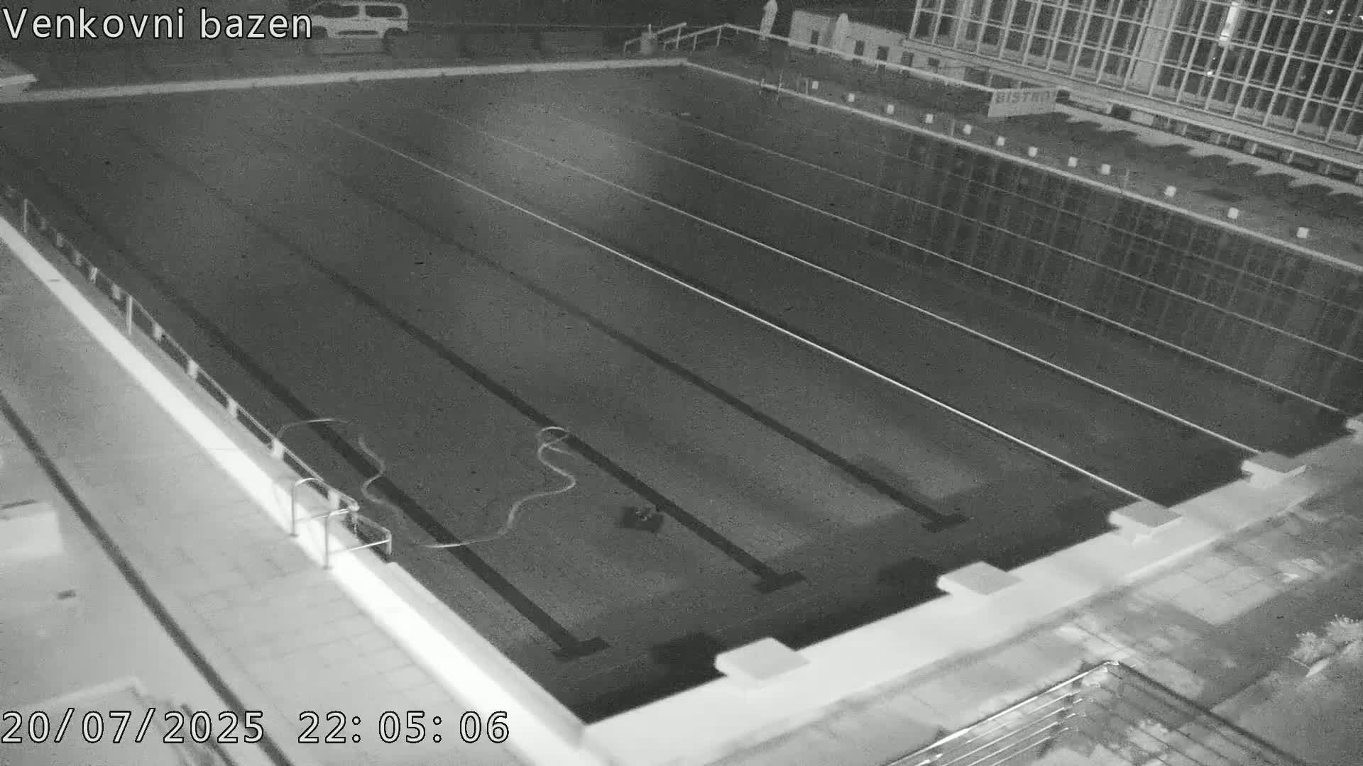 Zlín, Koupaliště Public Swimming Pool Live Cam - Zlin 1, Zlin, Czechia