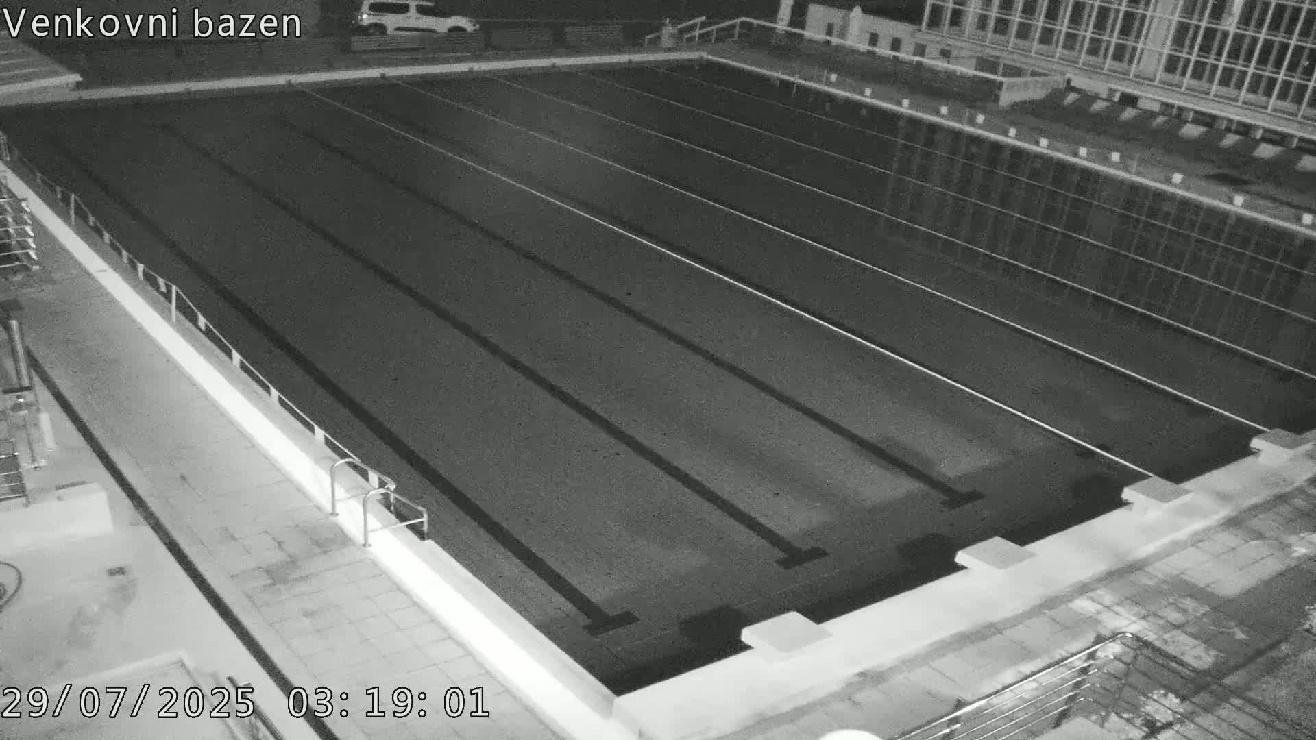 Zlín, Koupaliště Public Swimming Pool Live Cam - Zlin 1, Zlin, Czechia
