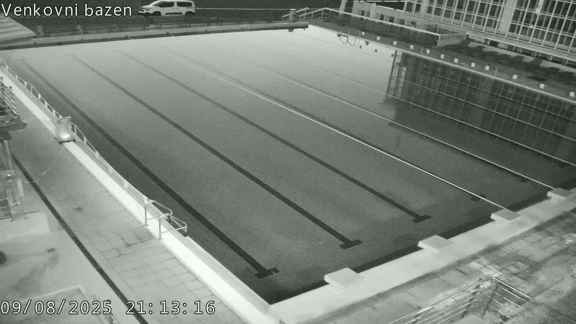 Zlín, Koupaliště Public Swimming Pool Live Cam - Zlin 1, Zlin, Czechia