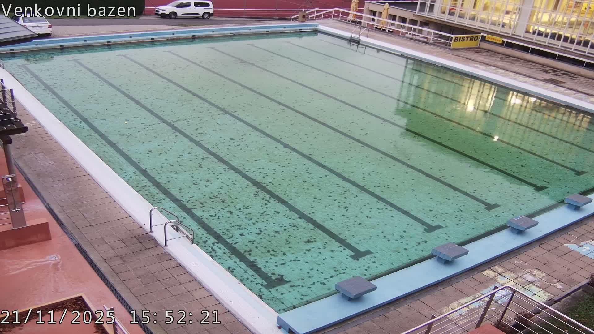 Zlín, Koupaliště Public Swimming Pool Live Cam - Zlin 1, Zlin, Czechia