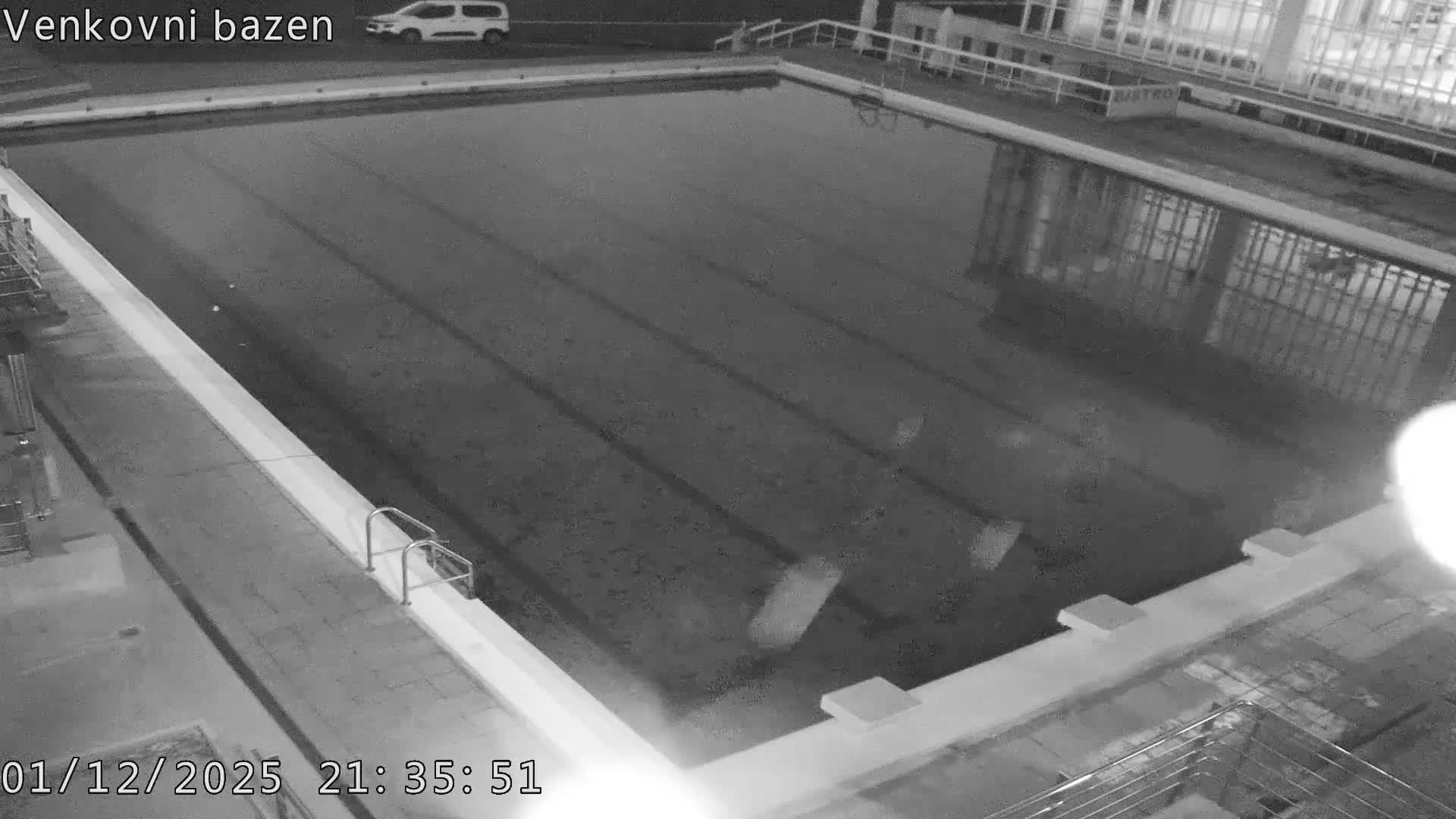 Zlín, Koupaliště Public Swimming Pool Live Cam - Zlin 1, Zlin, Czechia