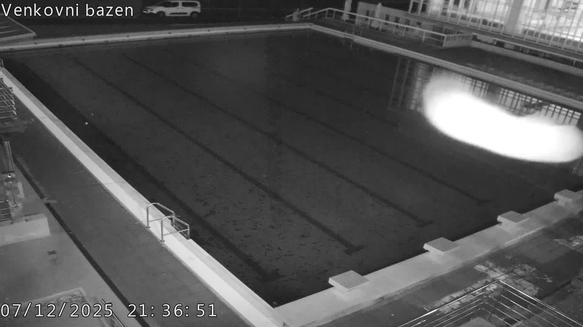 Zlín, Koupaliště Public Swimming Pool Live Cam - Zlin 1, Zlin, Czechia