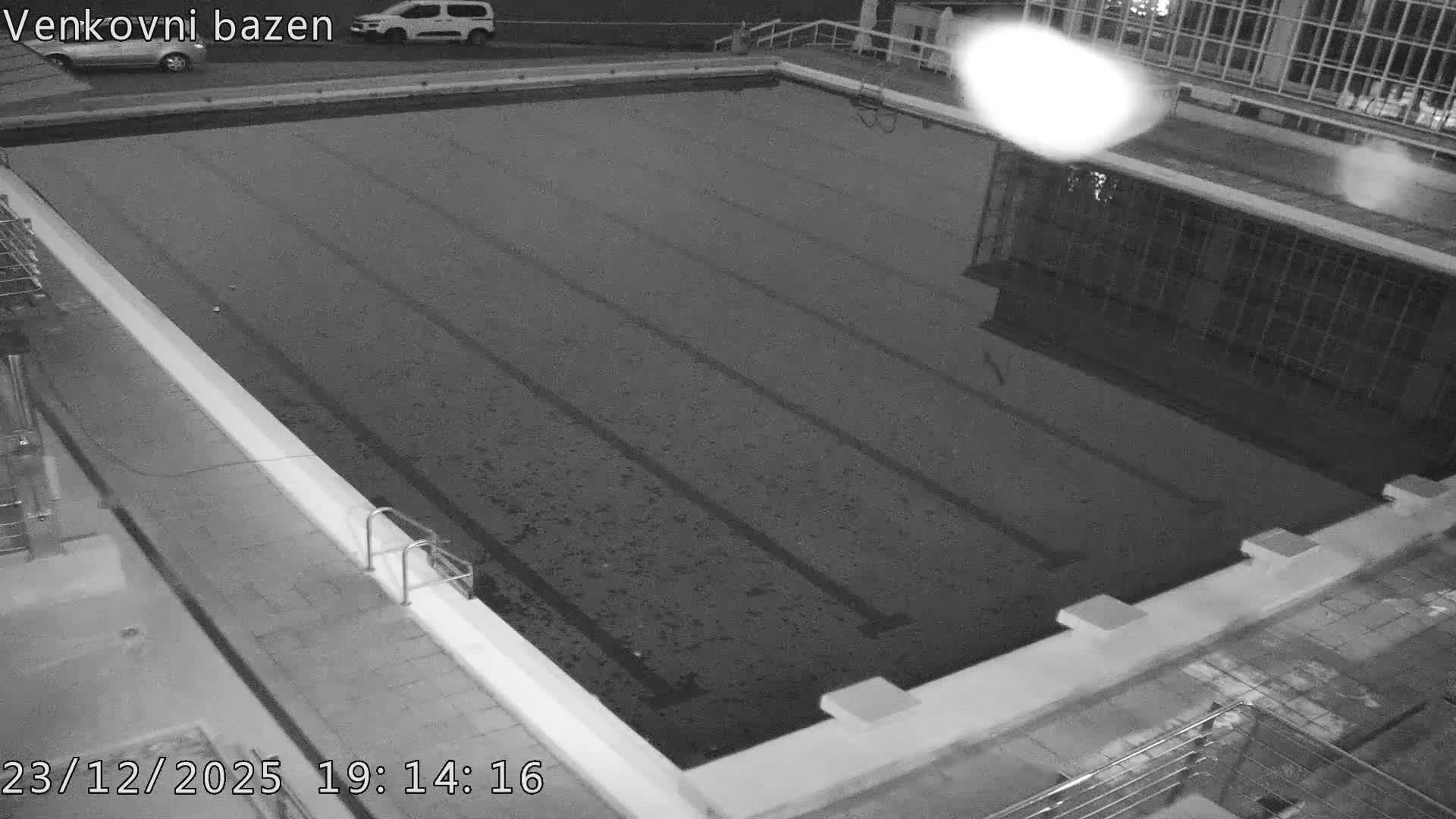 Zlín, Koupaliště Public Swimming Pool Live Cam - Zlin 1, Zlin, Czechia