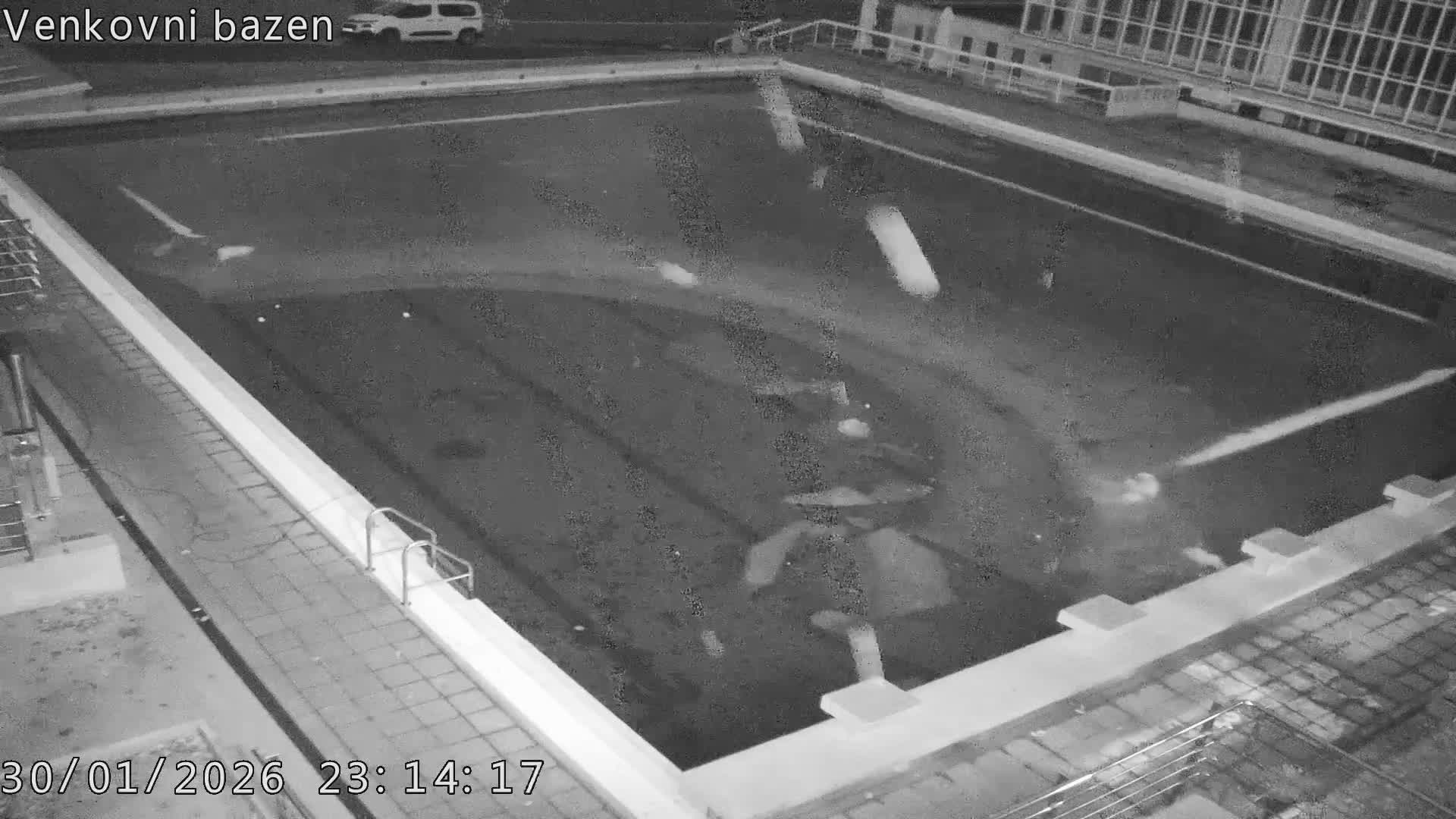Zlín, Koupaliště Public Swimming Pool Live Cam - Zlin 1, Zlin, Czechia