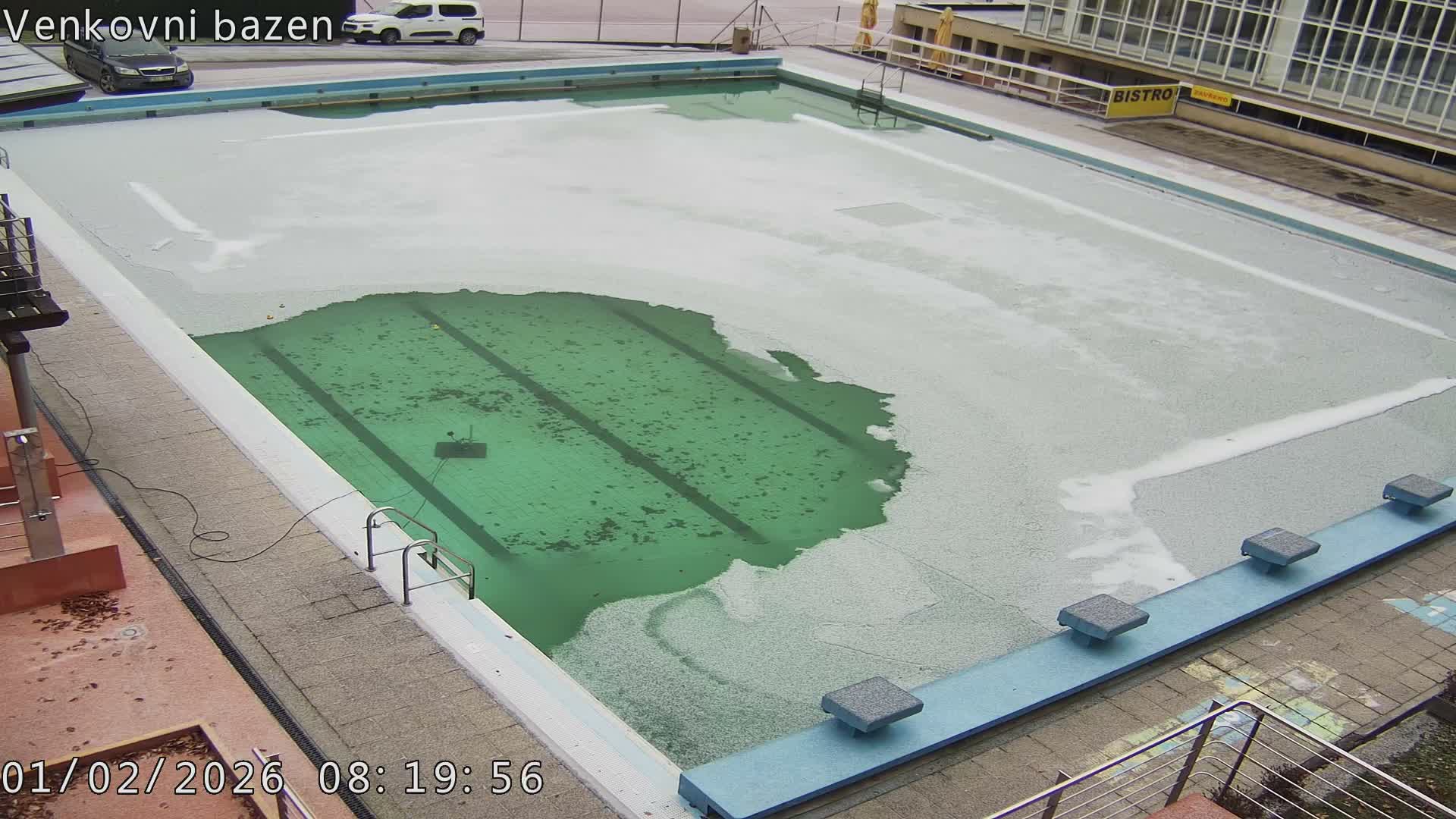 Zlín, Koupaliště Public Swimming Pool Live Cam - Zlin 1, Zlin, Czechia