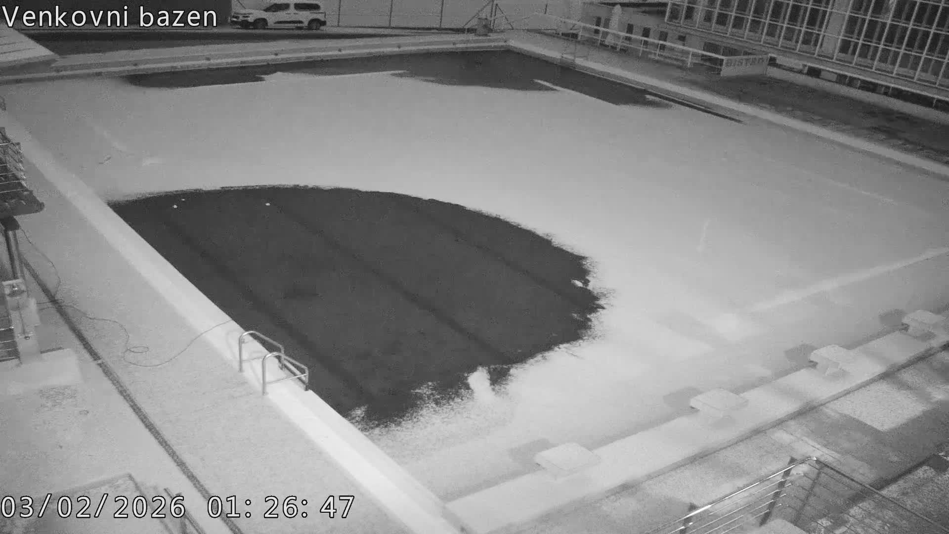 Zlín, Koupaliště Public Swimming Pool Live Cam - Zlin 1, Zlin, Czechia