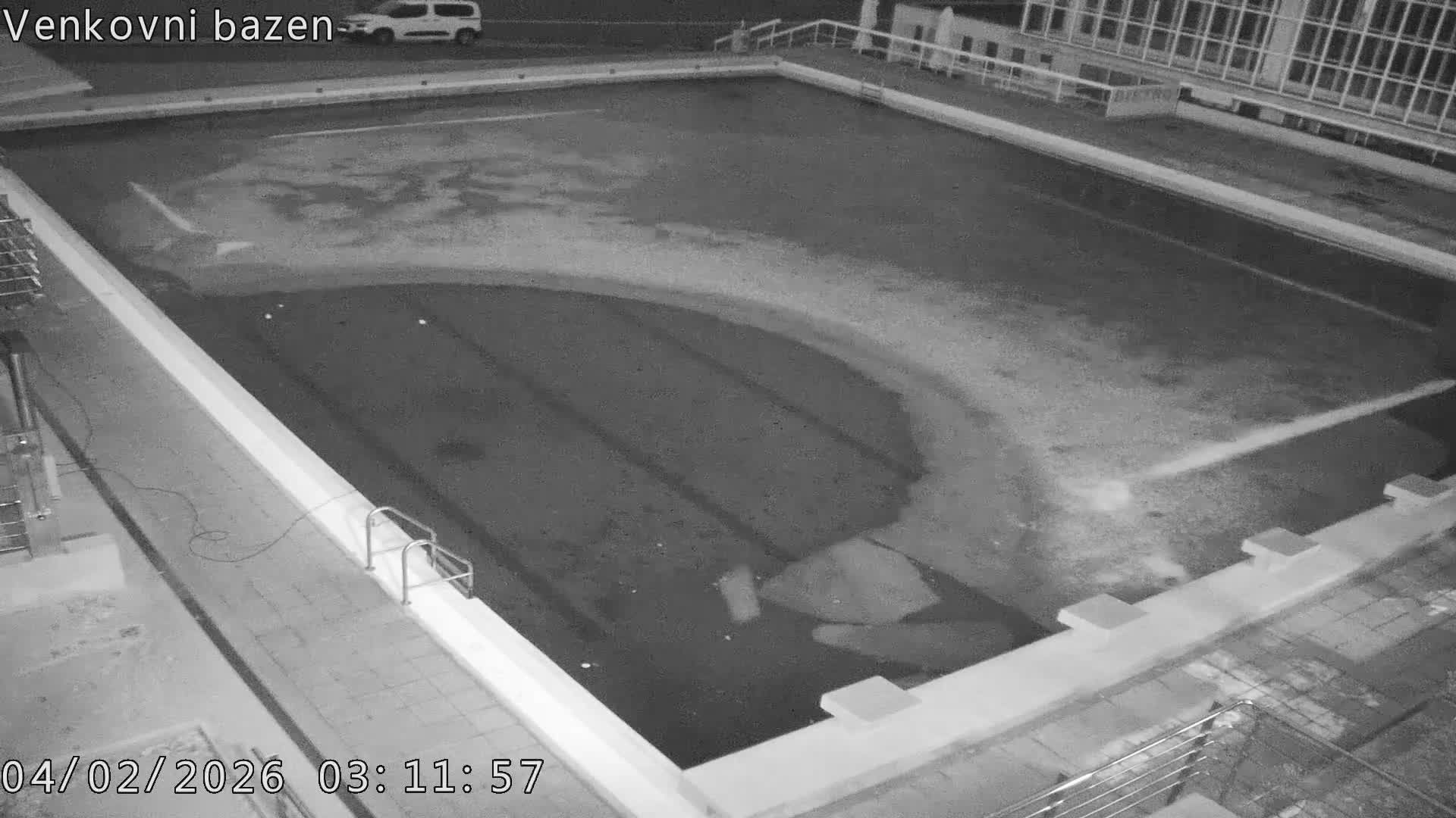 Zlín, Koupaliště Public Swimming Pool Live Cam - Zlin 1, Zlin, Czechia
