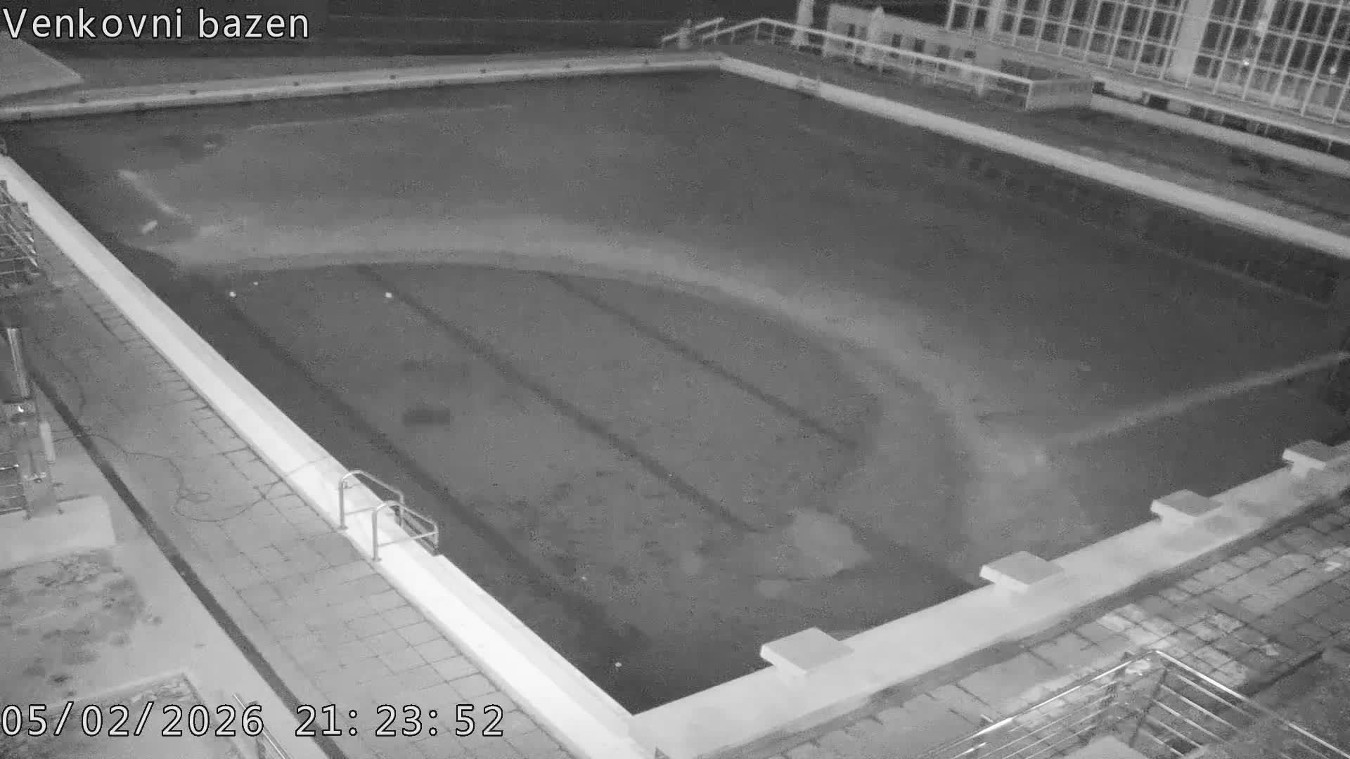 Zlín, Koupaliště Public Swimming Pool Live Cam - Zlin 1, Zlin, Czechia