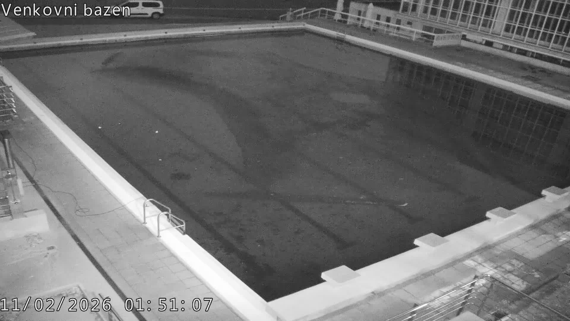Zlín, Koupaliště Public Swimming Pool Live Cam - Zlin 1, Zlin, Czechia
