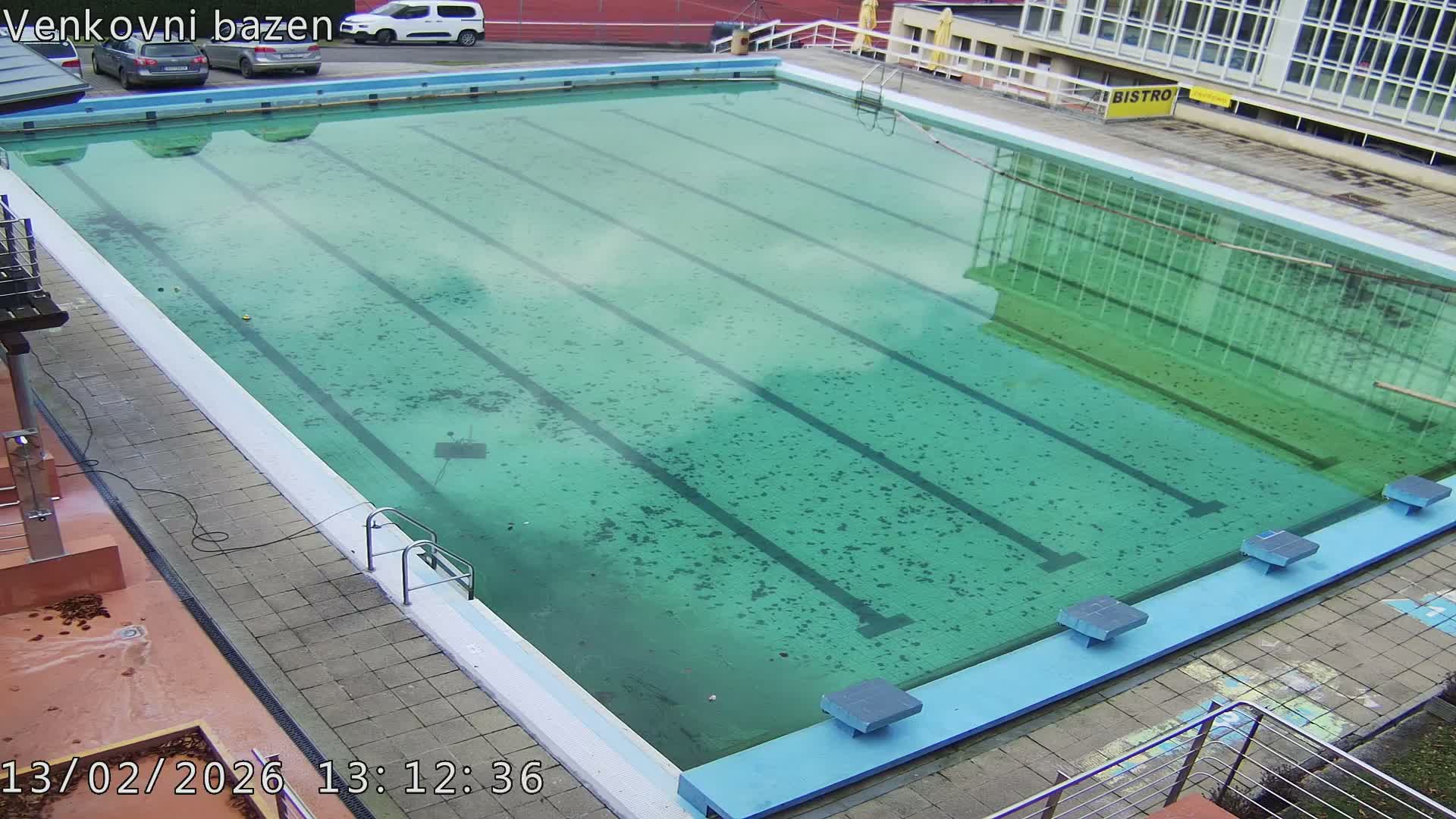 Zlín, Koupaliště Public Swimming Pool Live Cam - Zlin 1, Zlin, Czechia