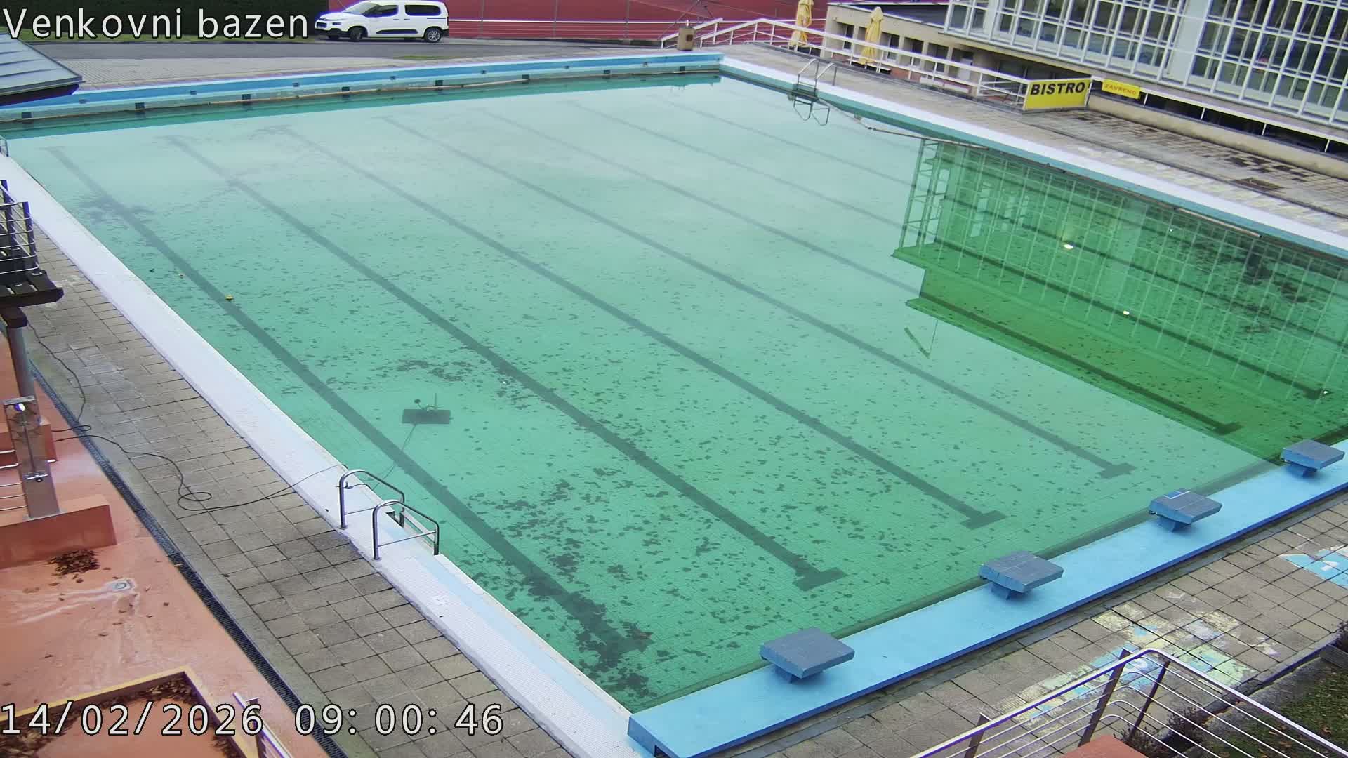 Zlín, Koupaliště Public Swimming Pool Live Cam - Zlin 1, Zlin, Czechia