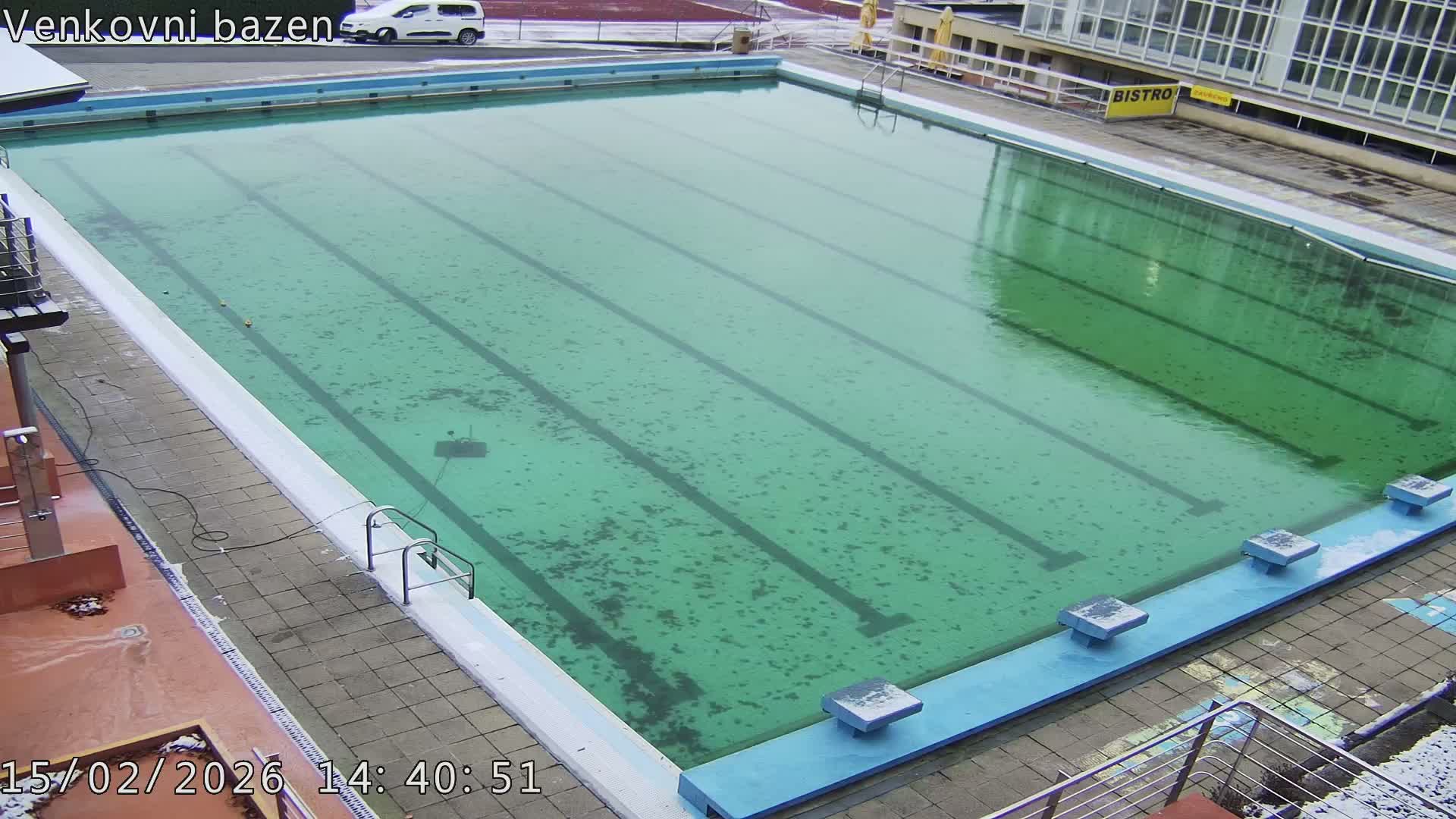 Zlín, Koupaliště Public Swimming Pool Live Cam - Zlin 1, Zlin, Czechia