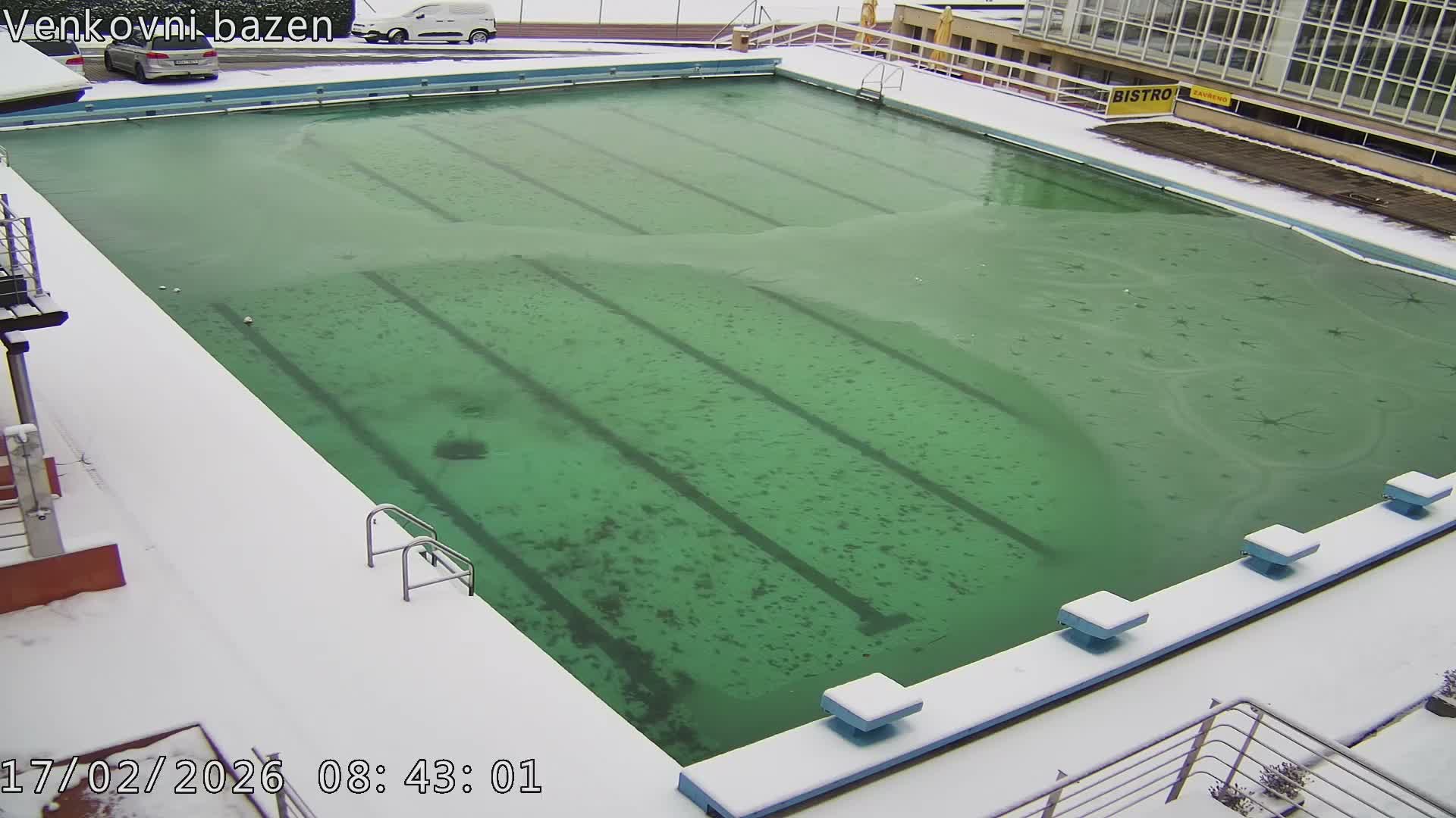 Zlín, Koupaliště Public Swimming Pool Live Cam - Zlin 1, Zlin, Czechia
