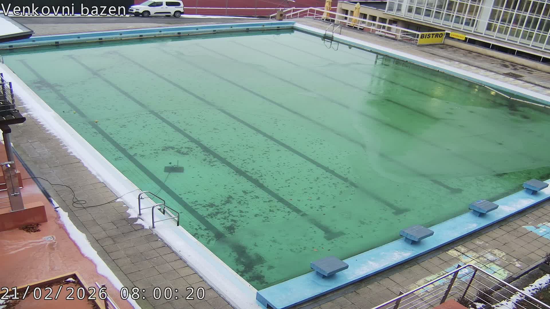 Zlín, Koupaliště Public Swimming Pool Live Cam - Zlin 1, Zlin, Czechia