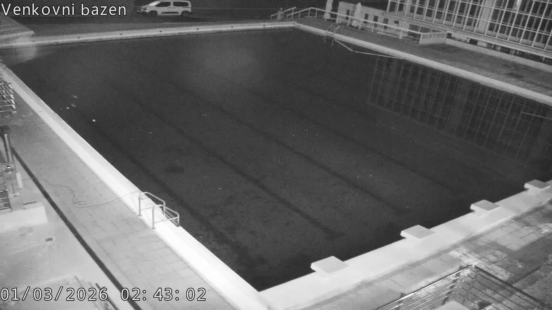 Zlín, Koupaliště Public Swimming Pool Live Cam - Zlin 1, Zlin, Czechia