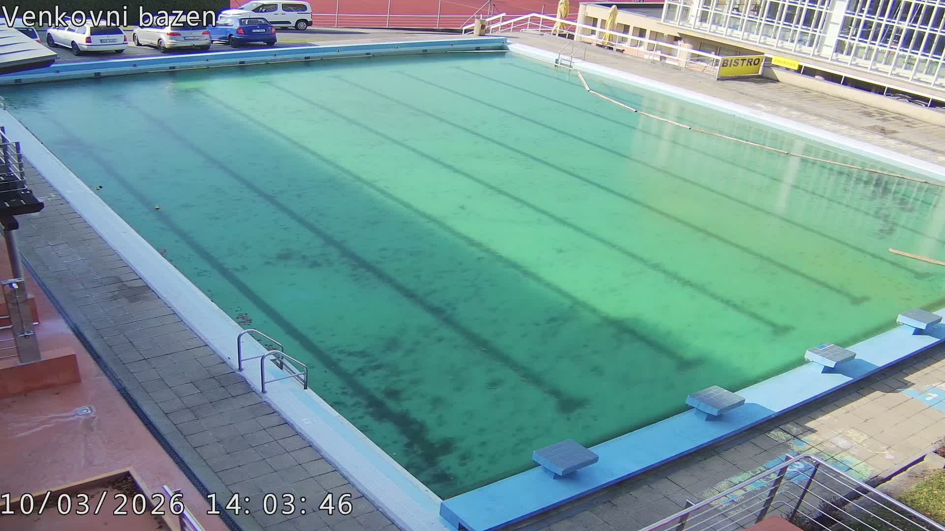 Zlín, Koupaliště Public Swimming Pool Live Cam - Zlin 1, Zlin, Czechia