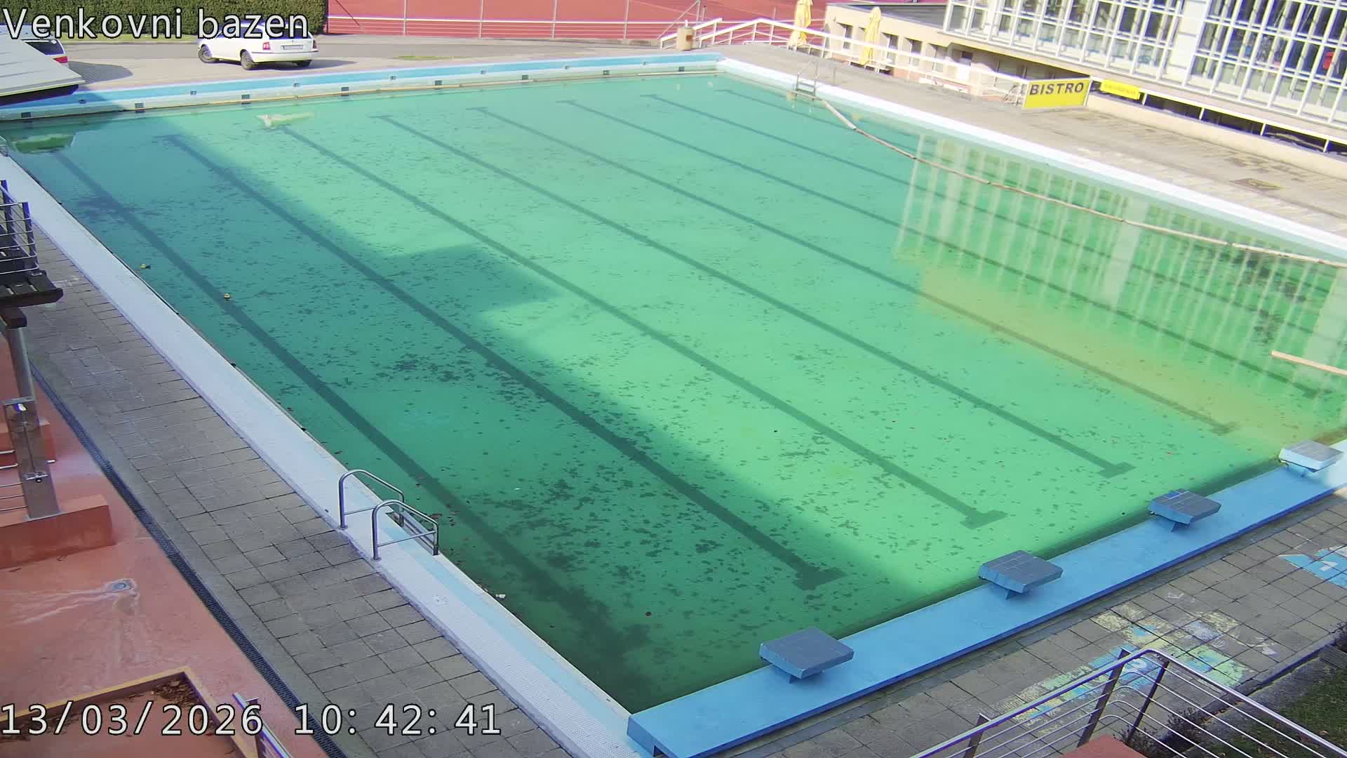 Zlín, Koupaliště Public Swimming Pool Live Cam - Zlin 1, Zlin, Czechia