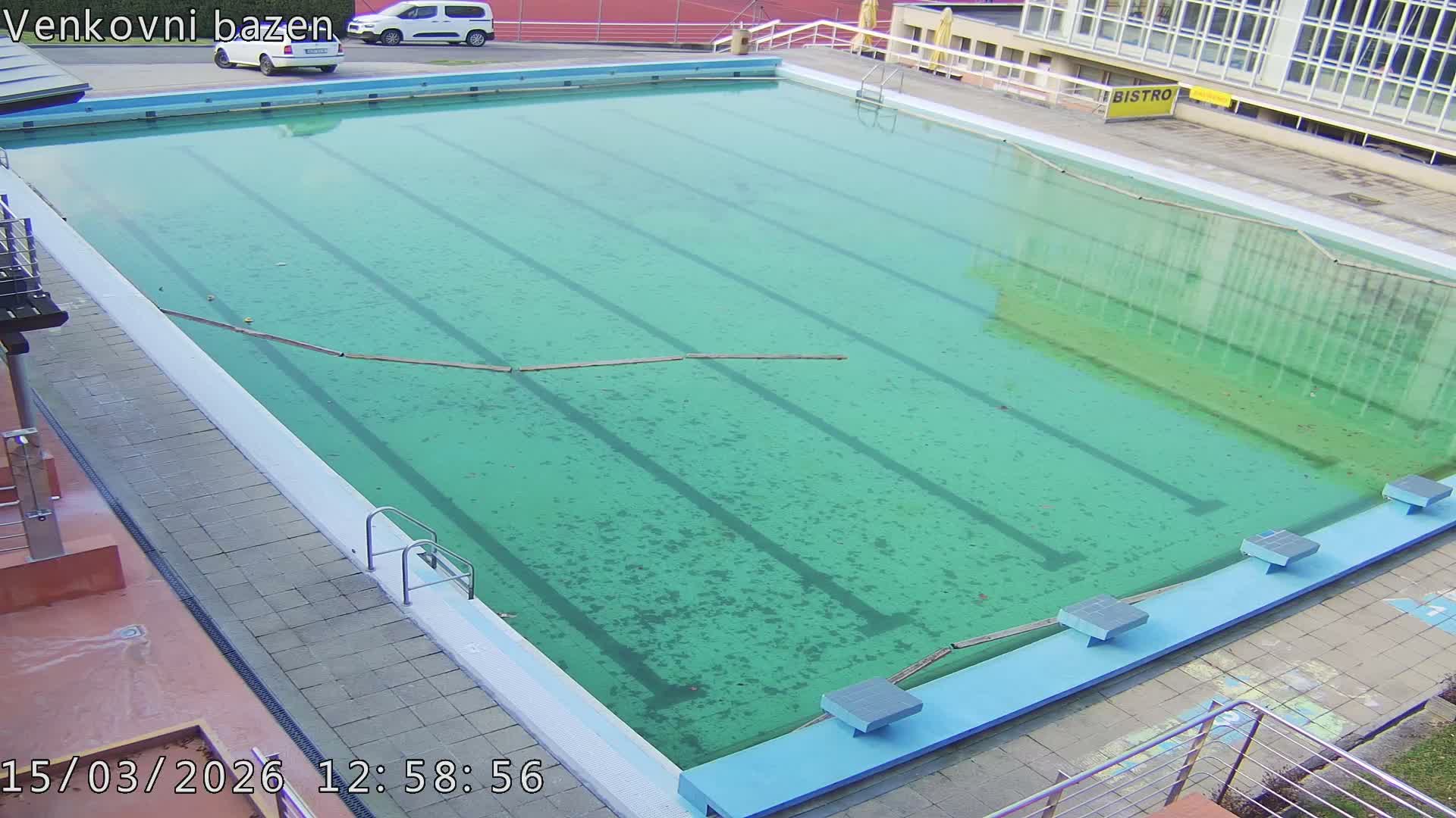 Zlín, Koupaliště Public Swimming Pool Live Cam - Zlin 1, Zlin, Czechia