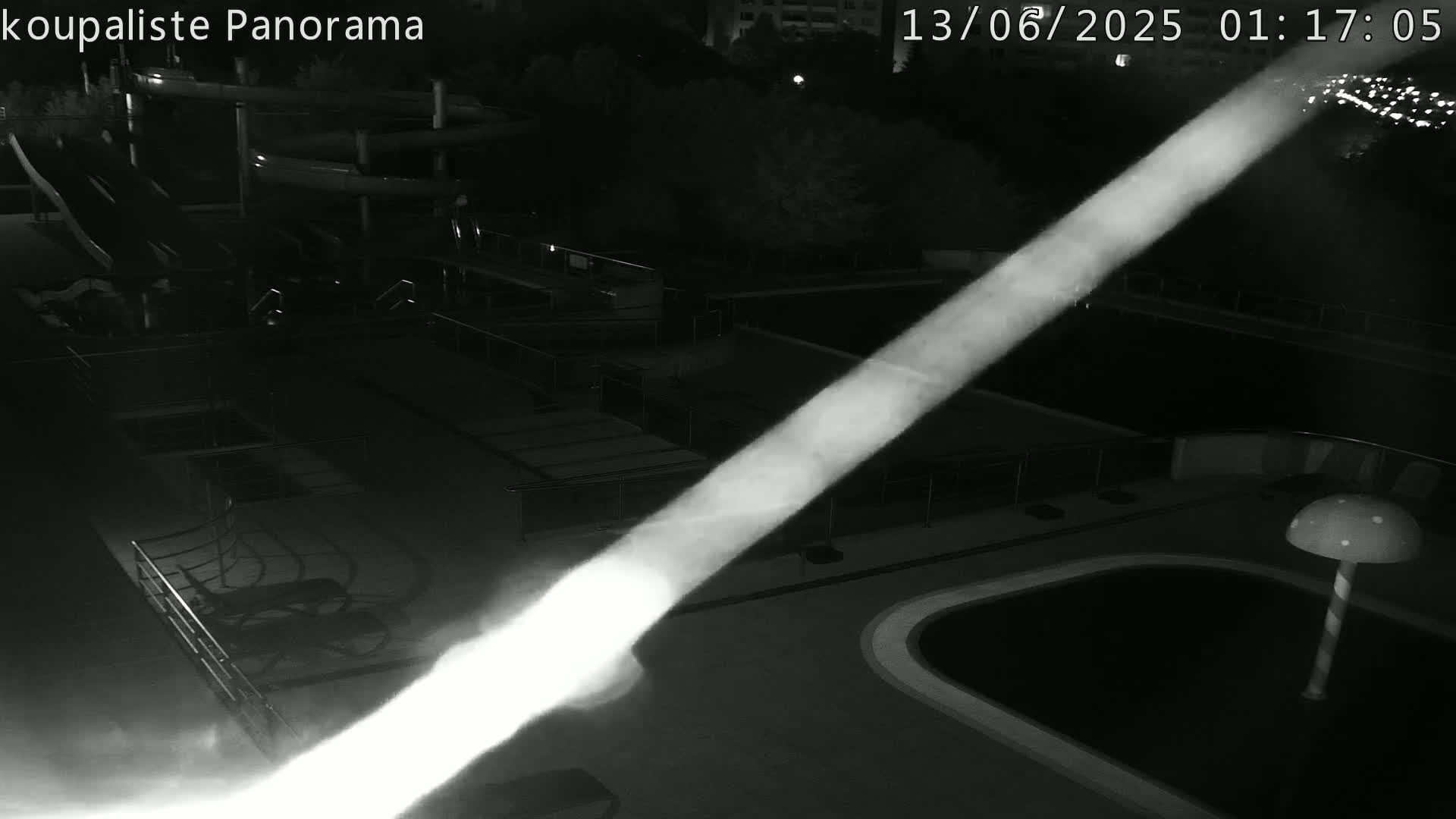 Zlín - Koupaliště Panorama Swimming Pool & Aquapark Live Cam - Zlin 5, Zlin, Czechia