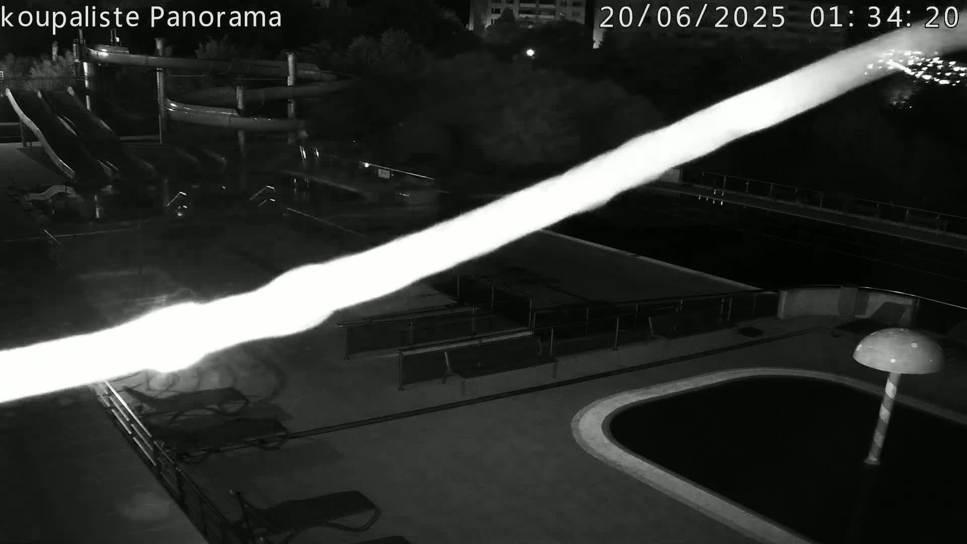 Zlín - Koupaliště Panorama Swimming Pool & Aquapark Live Cam - Zlin 5, Zlin, Czechia