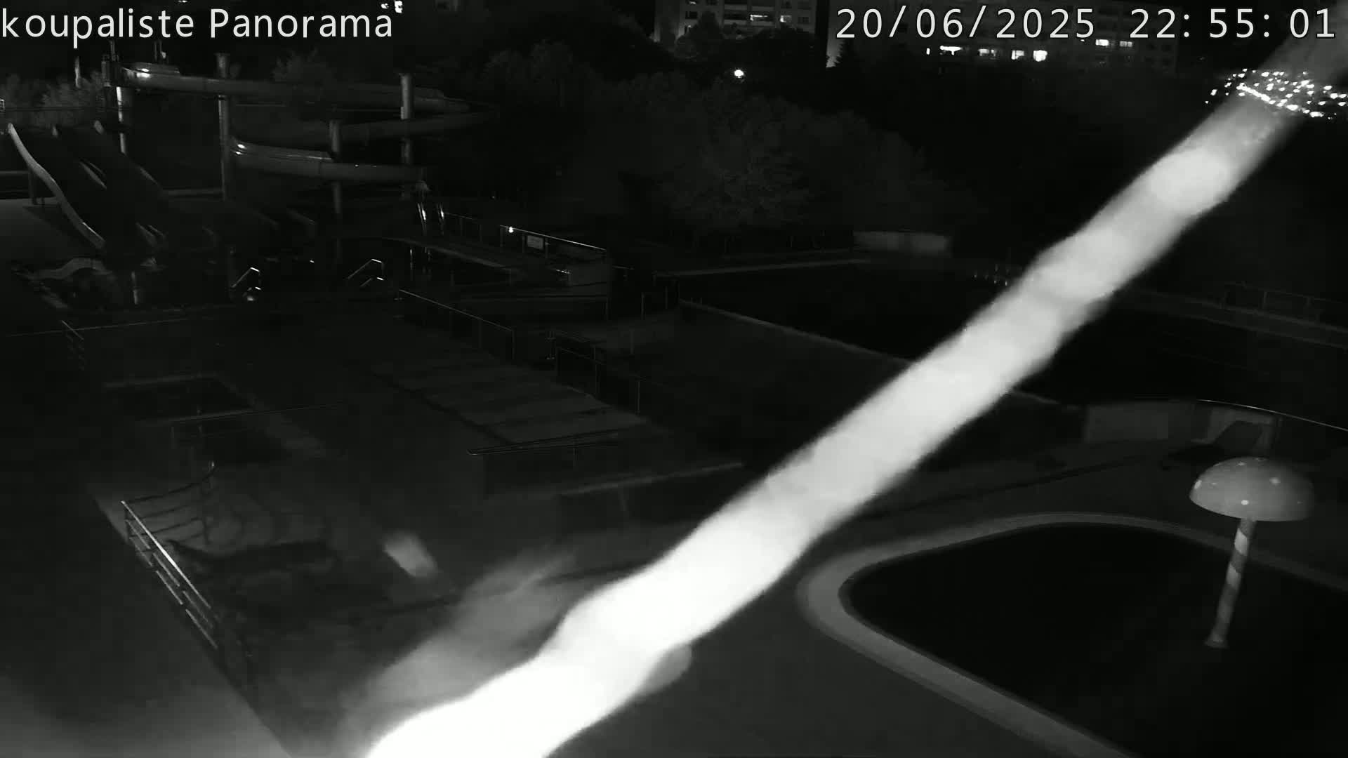 Zlín - Koupaliště Panorama Swimming Pool & Aquapark Live Cam - Zlin 5, Zlin, Czechia