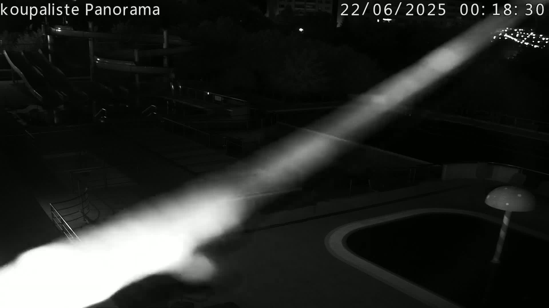 Zlín - Koupaliště Panorama Swimming Pool & Aquapark Live Cam - Zlin 5, Zlin, Czechia