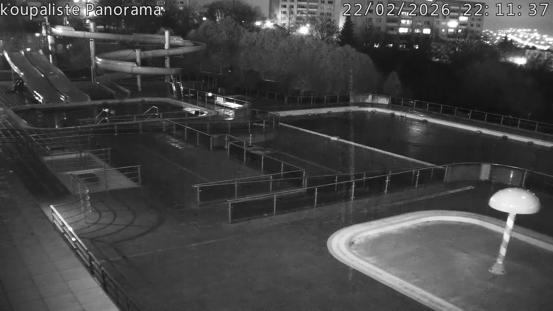 Zlín - Koupaliště Panorama Swimming Pool & Aquapark Live Cam - Zlin 5, Zlin, Czechia