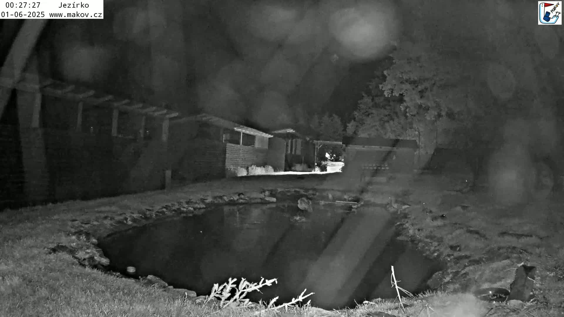 Pisek, Makov Animal Rescue Station Lake Live Cam - Cizova, Pisek, Juhočeský Kraj (South Bohemian), Czechia