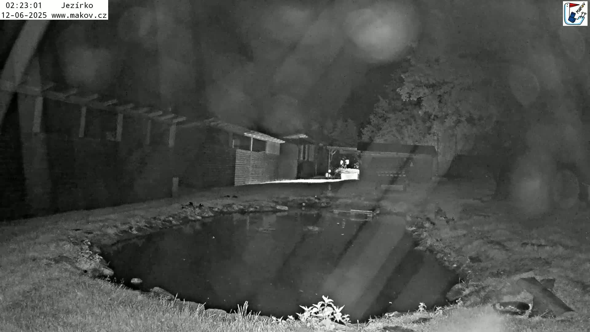 Pisek, Makov Animal Rescue Station Lake Live Cam - Cizova, Pisek, Juhočeský Kraj (South Bohemian), Czechia