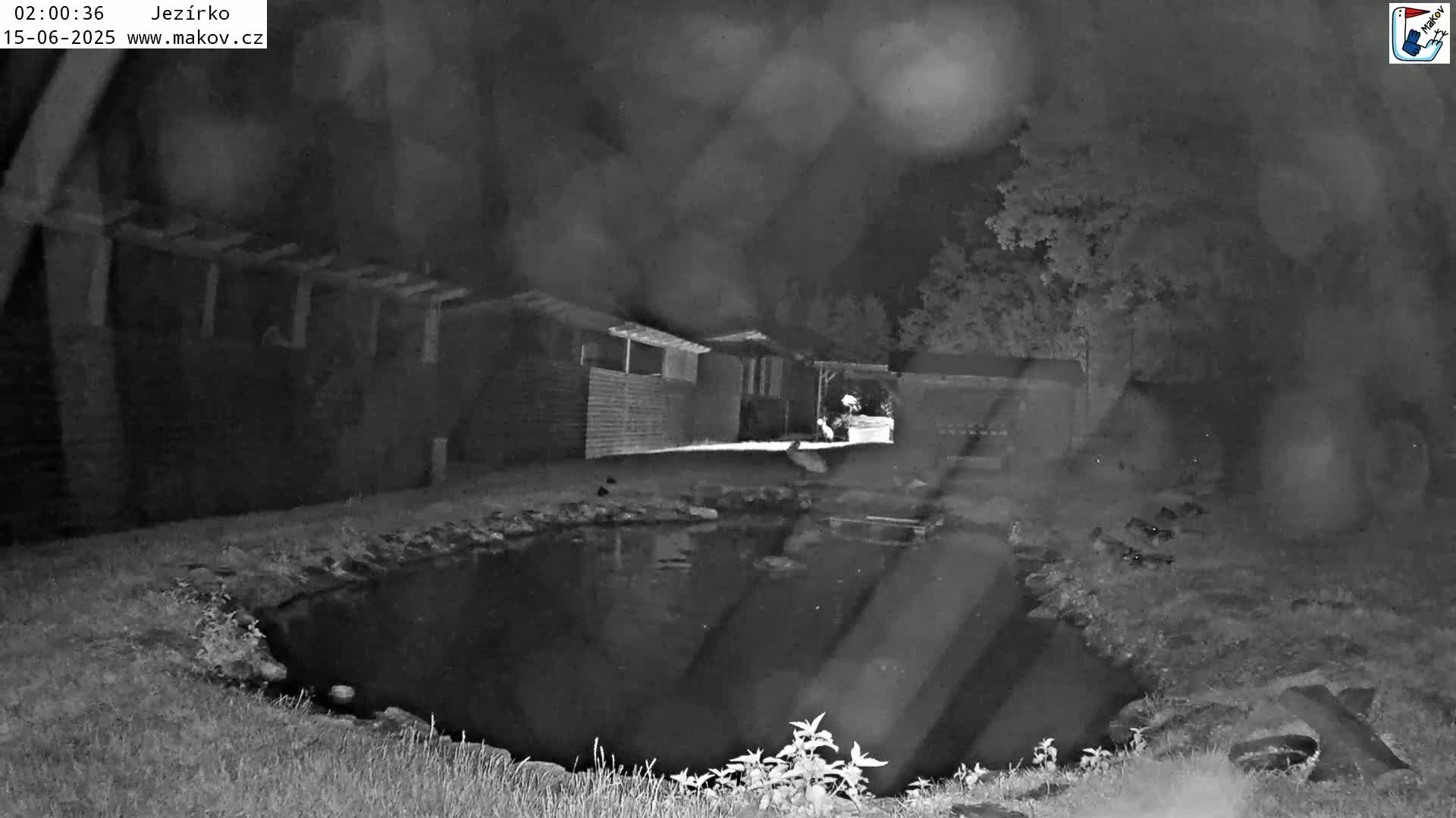 Pisek, Makov Animal Rescue Station Lake Live Cam - Cizova, Pisek, Juhočeský Kraj (South Bohemian), Czechia