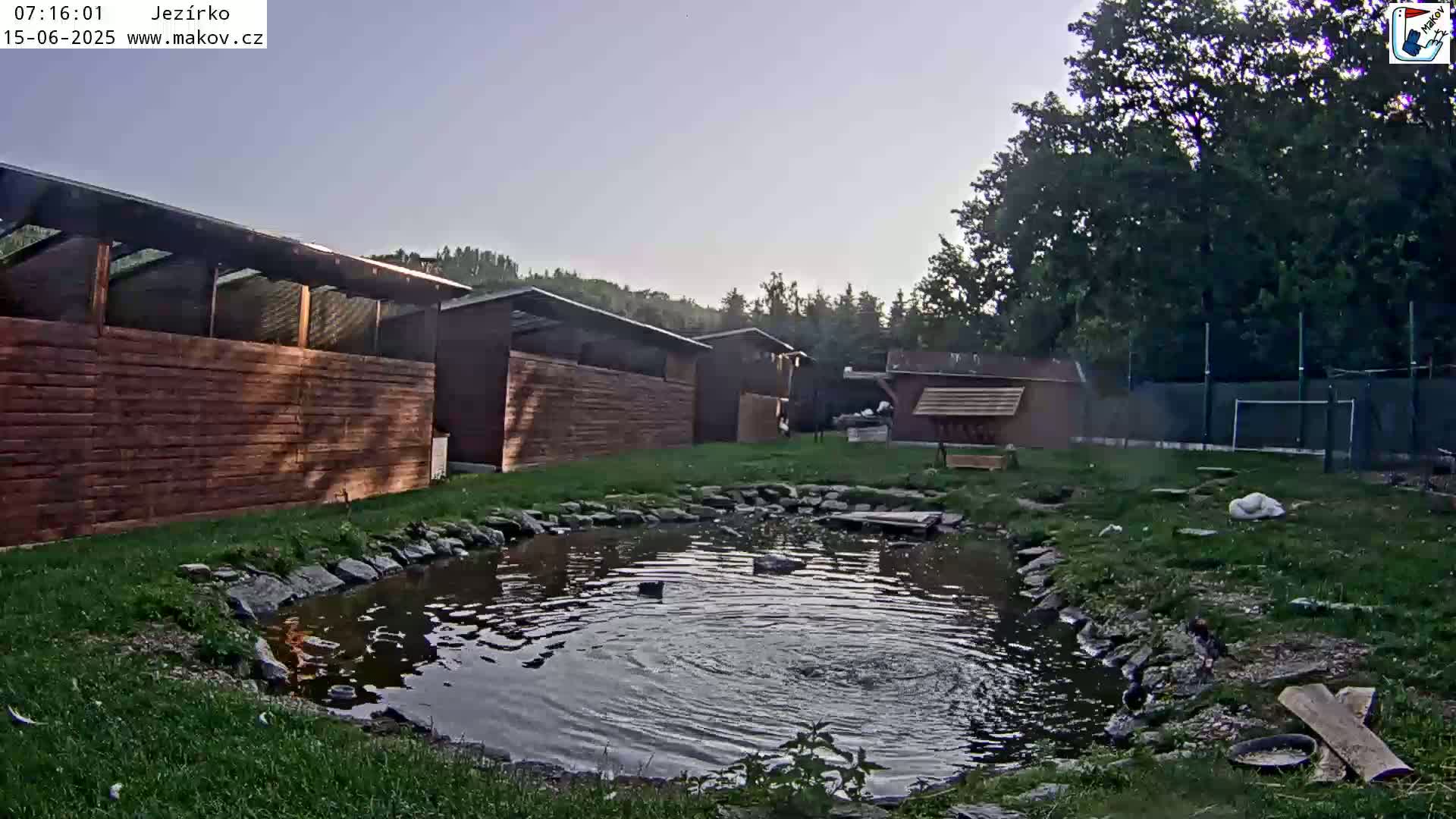 Pisek, Makov Animal Rescue Station Lake Live Cam - Cizova, Pisek, Juhočeský Kraj (South Bohemian), Czechia