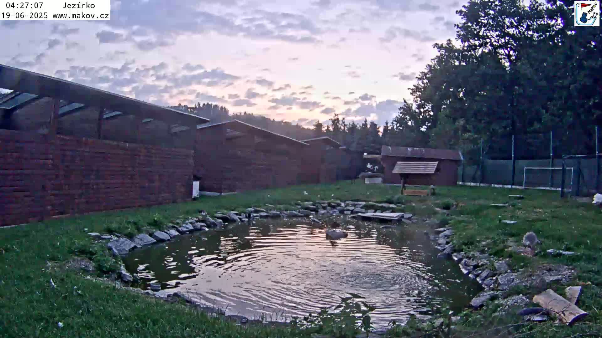 Pisek, Makov Animal Rescue Station Lake Live Cam - Cizova, Pisek, Juhočeský Kraj (South Bohemian), Czechia