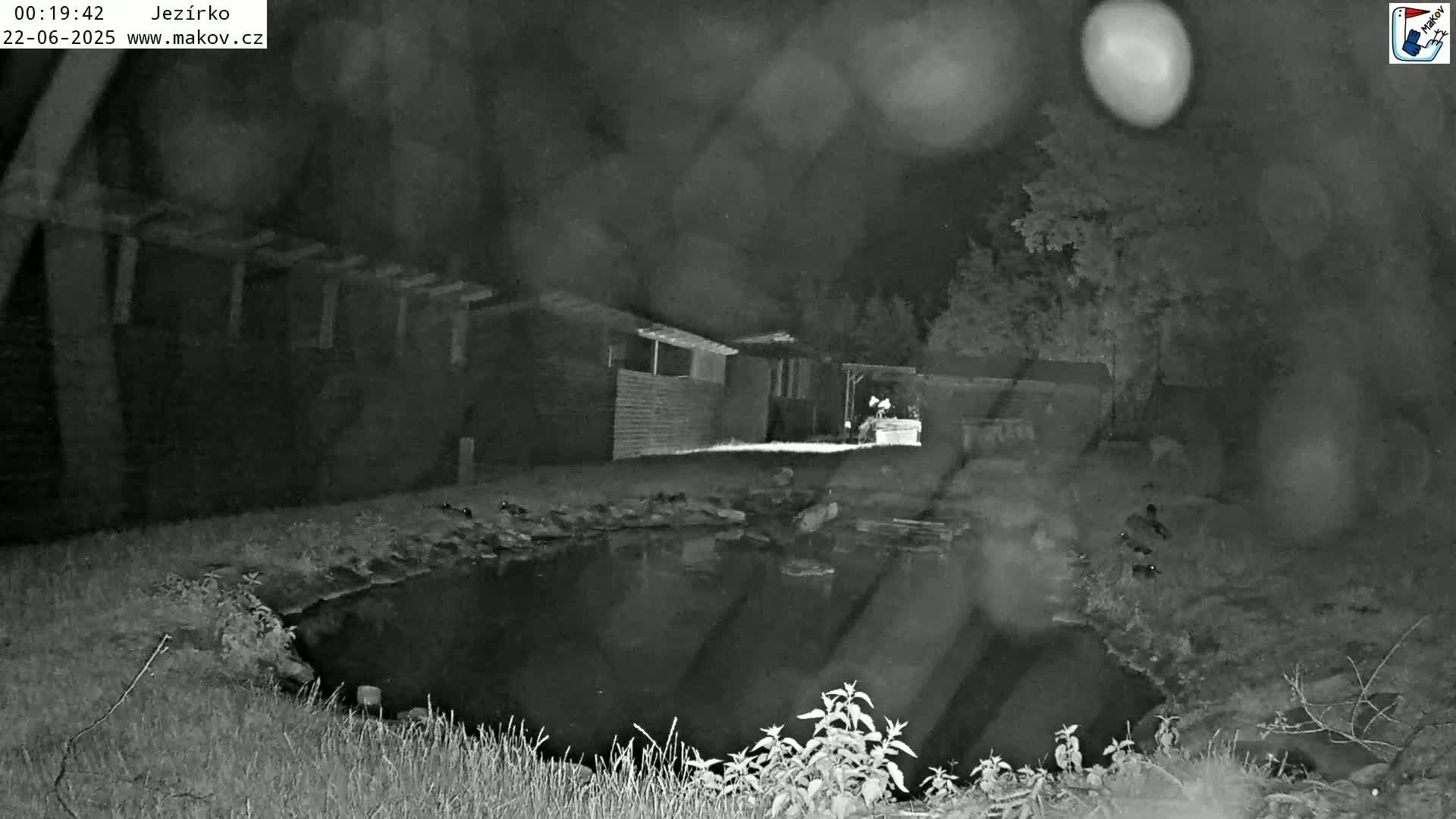 Pisek, Makov Animal Rescue Station Lake Live Cam - Cizova, Pisek, Juhočeský Kraj (South Bohemian), Czechia