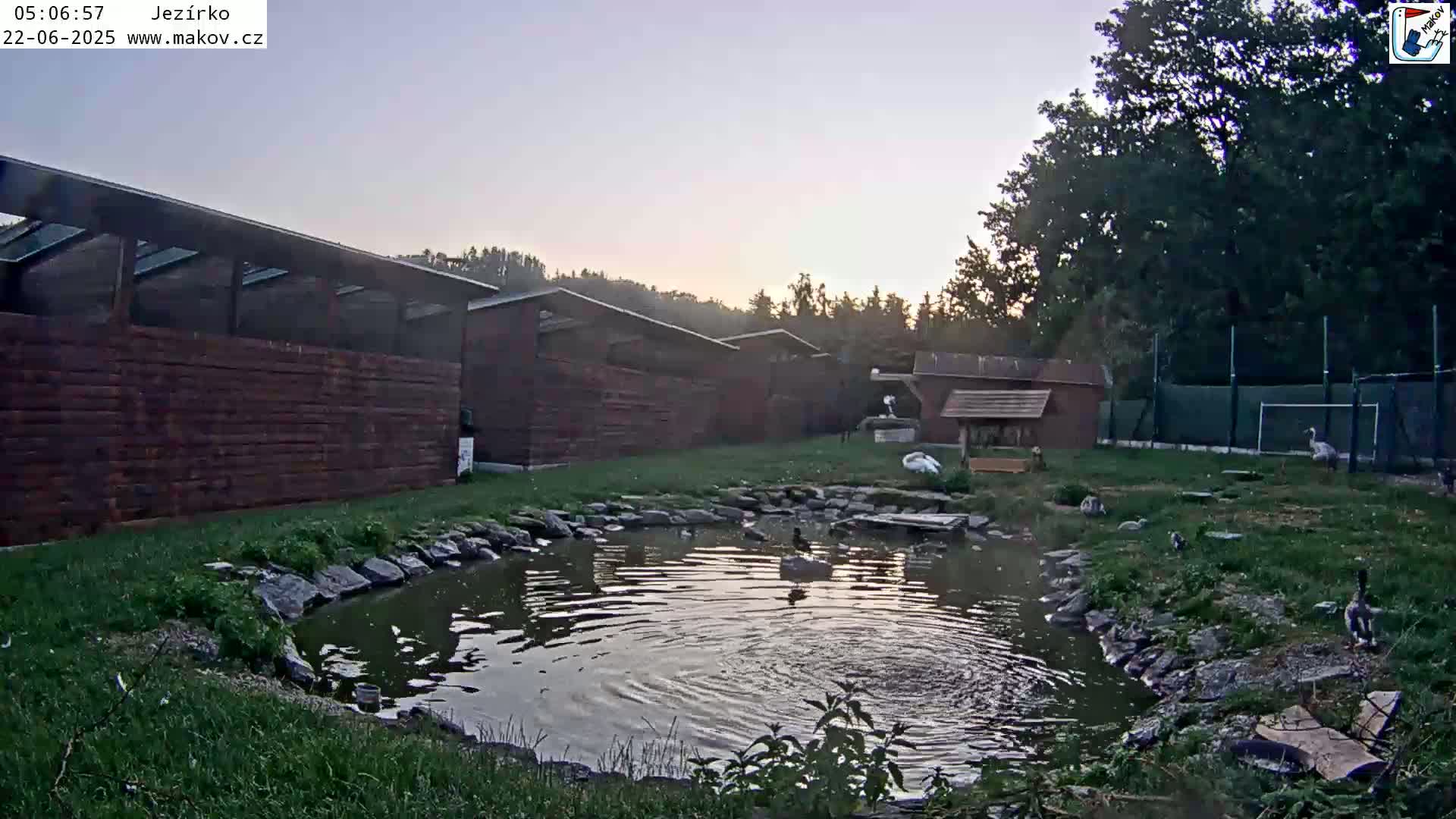 Pisek, Makov Animal Rescue Station Lake Live Cam - Cizova, Pisek, Juhočeský Kraj (South Bohemian), Czechia