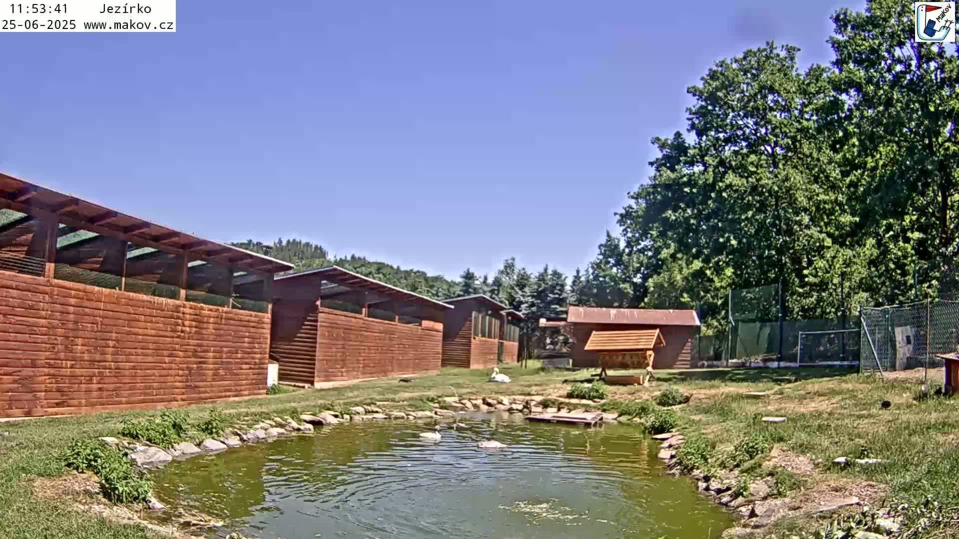 Pisek, Makov Animal Rescue Station Lake Live Cam - Cizova, Pisek, Juhočeský Kraj (South Bohemian), Czechia