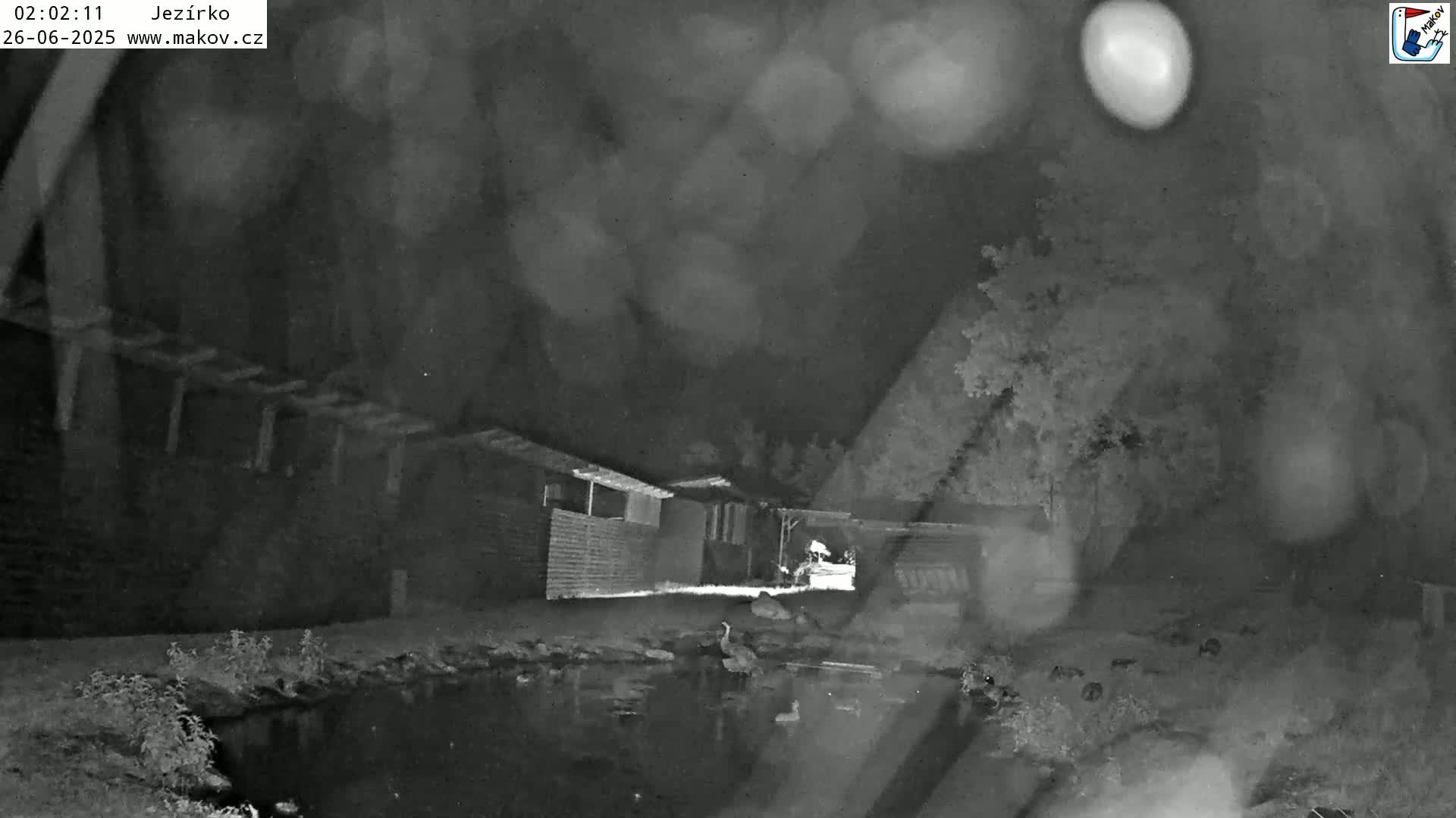 Pisek, Makov Animal Rescue Station Lake Live Cam - Cizova, Pisek, Juhočeský Kraj (South Bohemian), Czechia