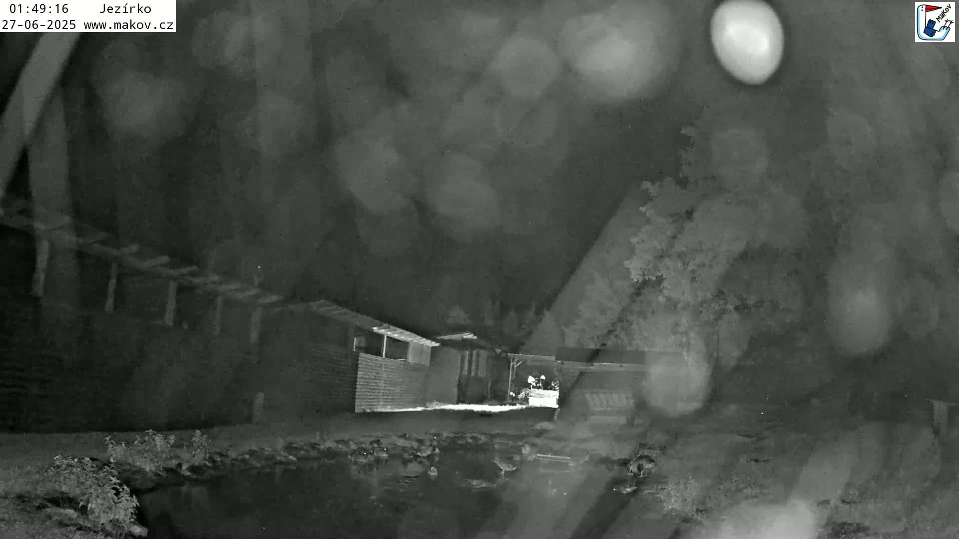 Pisek, Makov Animal Rescue Station Lake Live Cam - Cizova, Pisek, Juhočeský Kraj (South Bohemian), Czechia