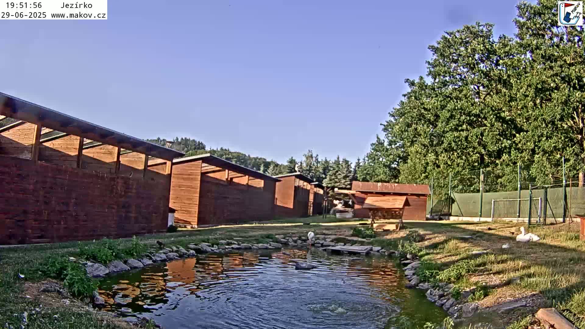 Pisek, Makov Animal Rescue Station Lake Live Cam - Cizova, Pisek, Juhočeský Kraj (South Bohemian), Czechia