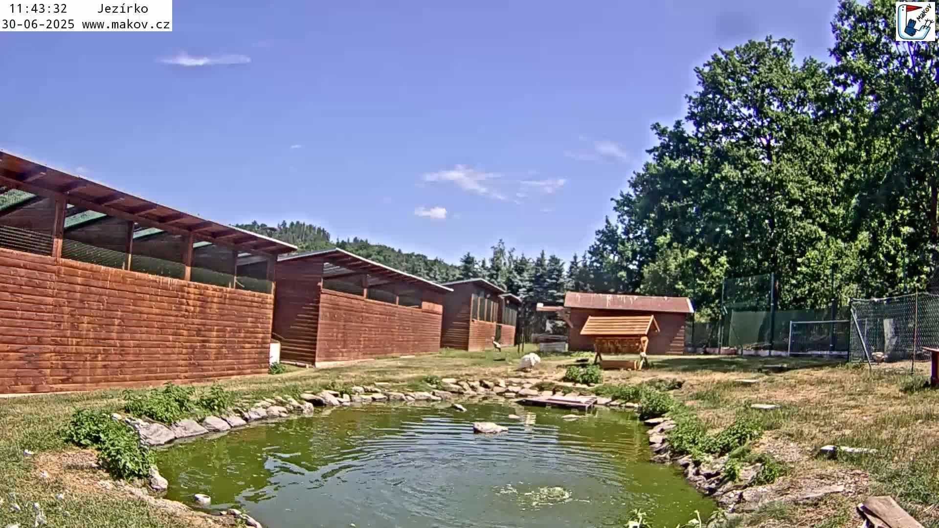 Pisek, Makov Animal Rescue Station Lake Live Cam - Cizova, Pisek, Juhočeský Kraj (South Bohemian), Czechia