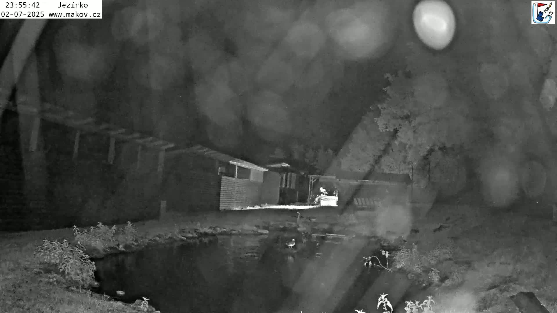Pisek, Makov Animal Rescue Station Lake Live Cam - Cizova, Pisek, Juhočeský Kraj (South Bohemian), Czechia