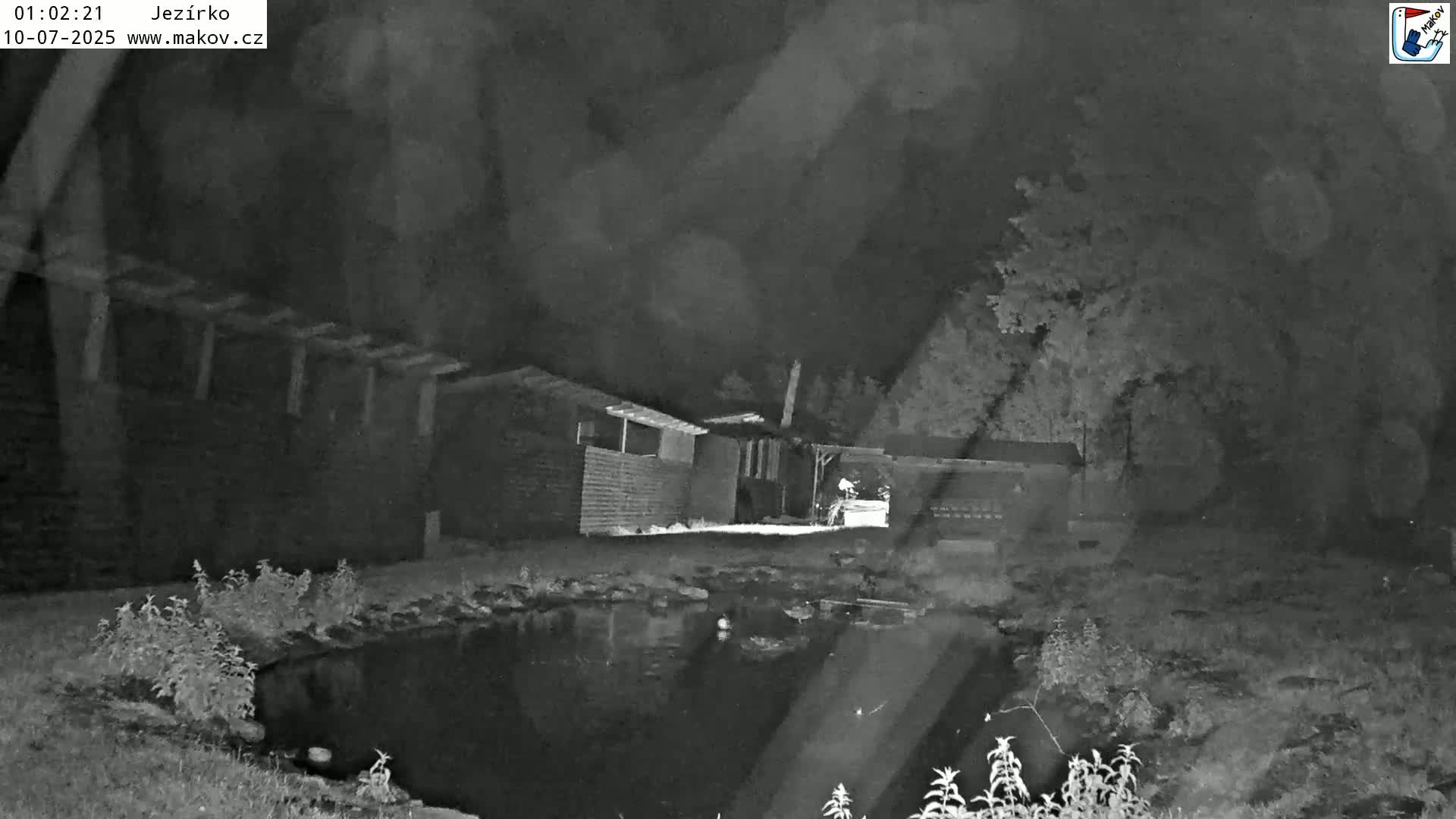 Pisek, Makov Animal Rescue Station Lake Live Cam - Cizova, Pisek, Juhočeský Kraj (South Bohemian), Czechia