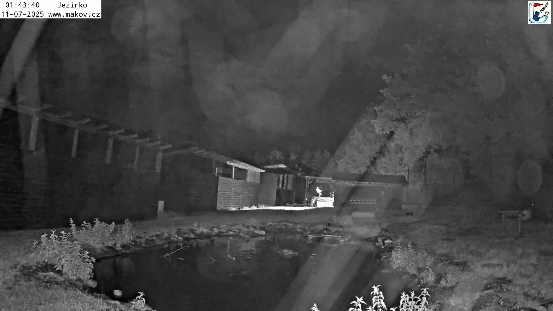 Pisek, Makov Animal Rescue Station Lake Live Cam - Cizova, Pisek, Juhočeský Kraj (South Bohemian), Czechia