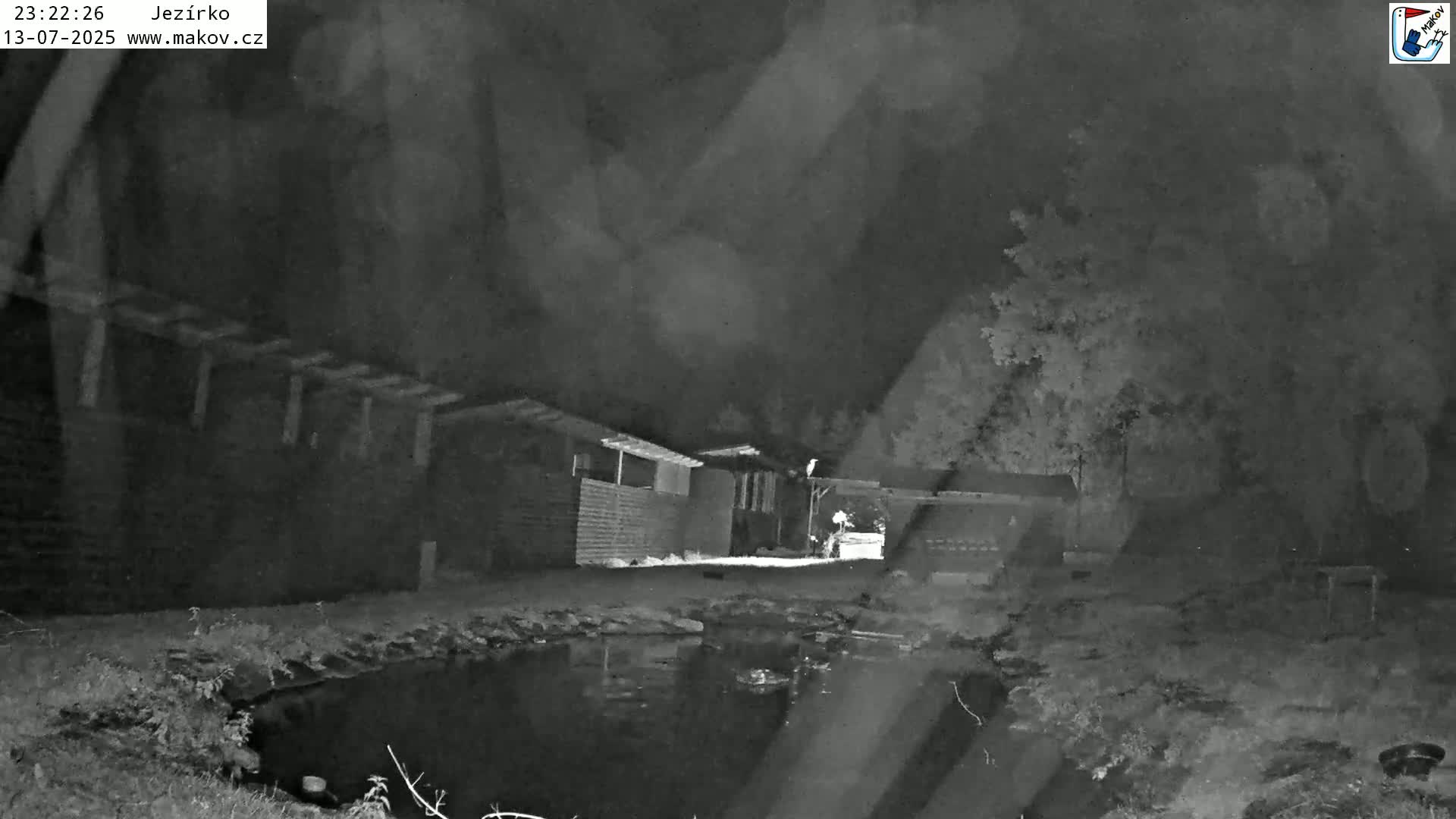 Pisek, Makov Animal Rescue Station Lake Live Cam - Cizova, Pisek, Juhočeský Kraj (South Bohemian), Czechia
